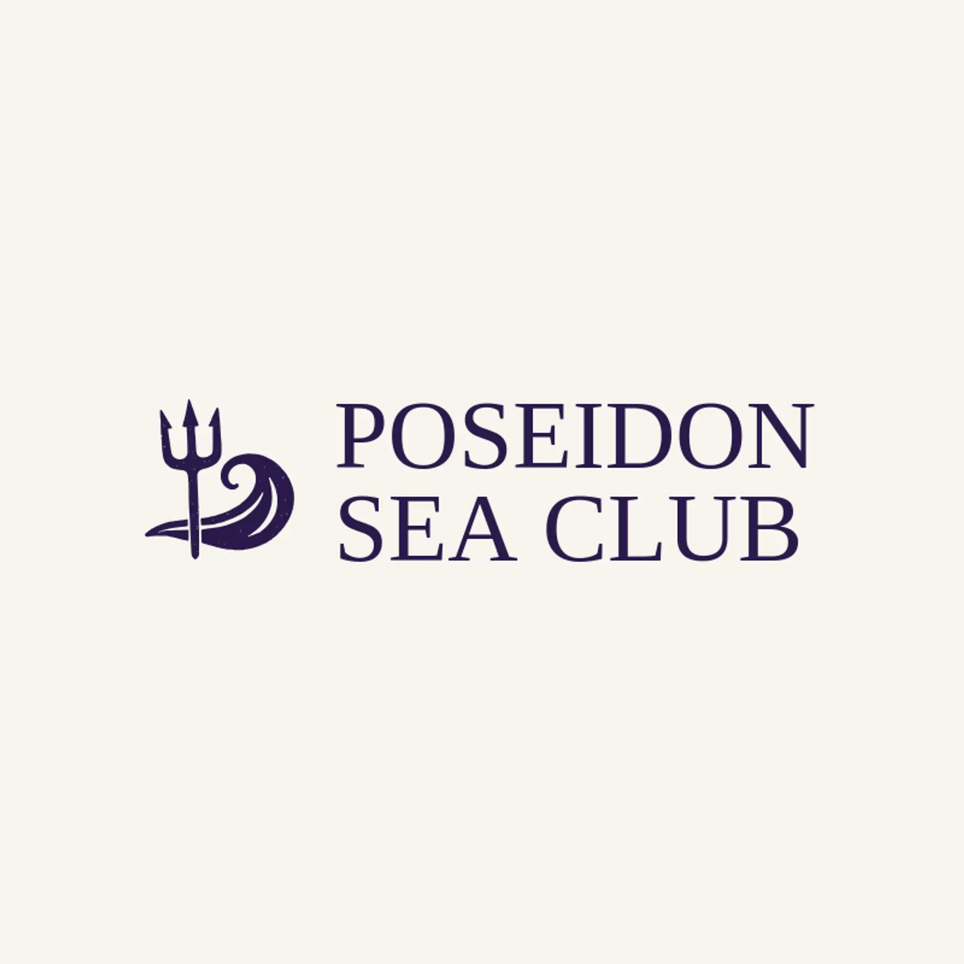Poseidon Sea Club logo for greek