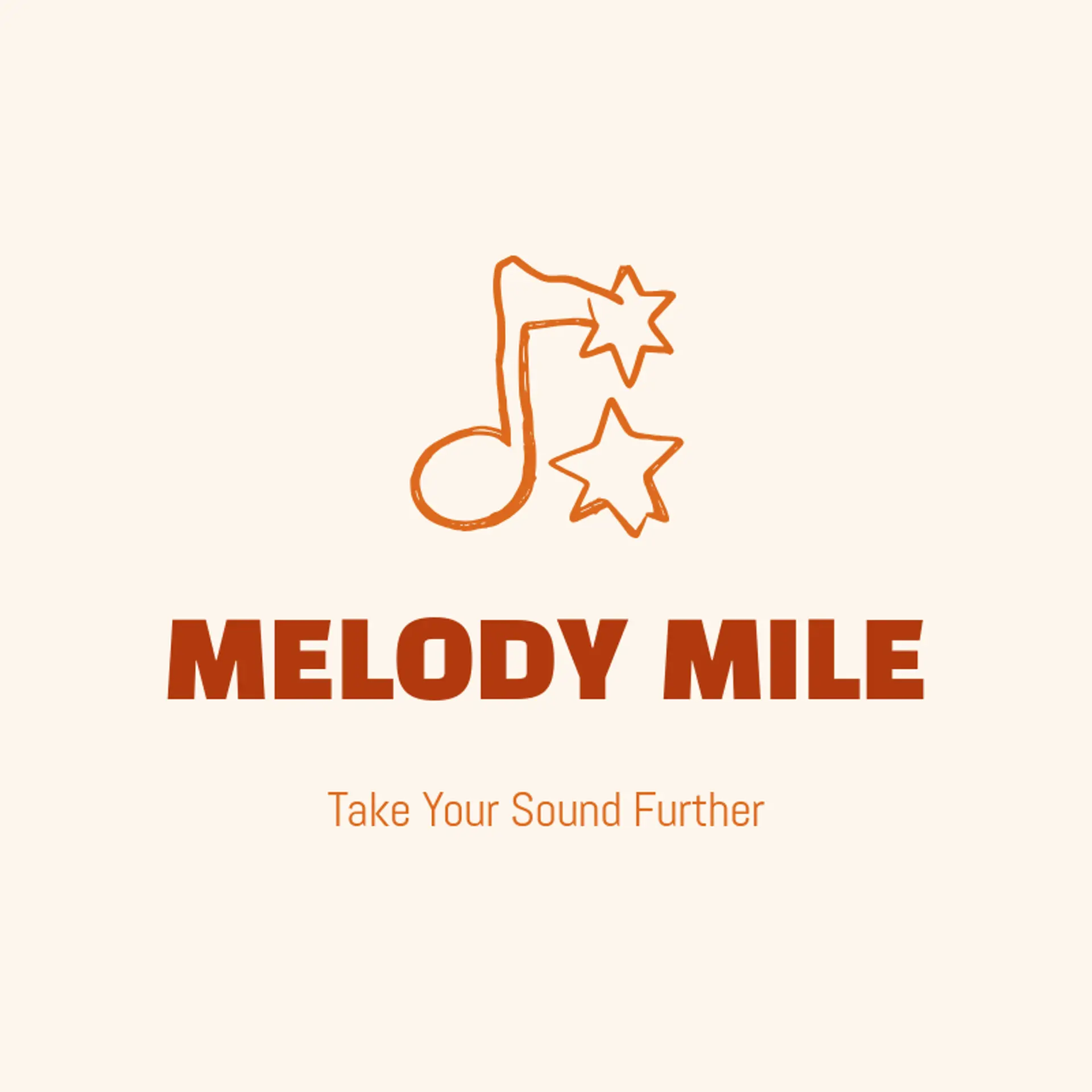 Melody Mile logo for audio