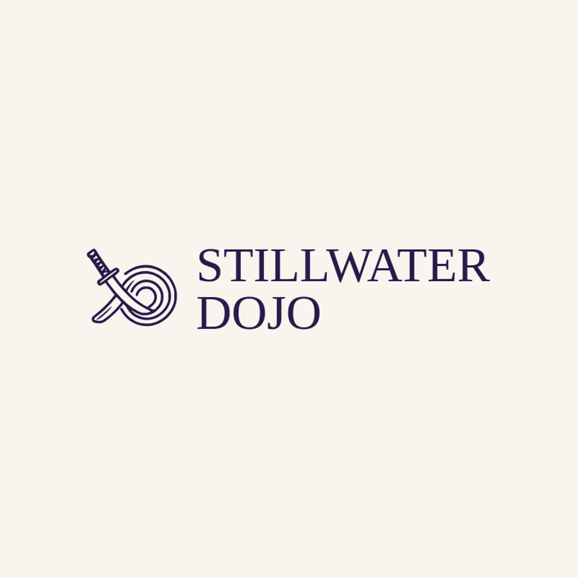 Stillwater Dojo logo for katana