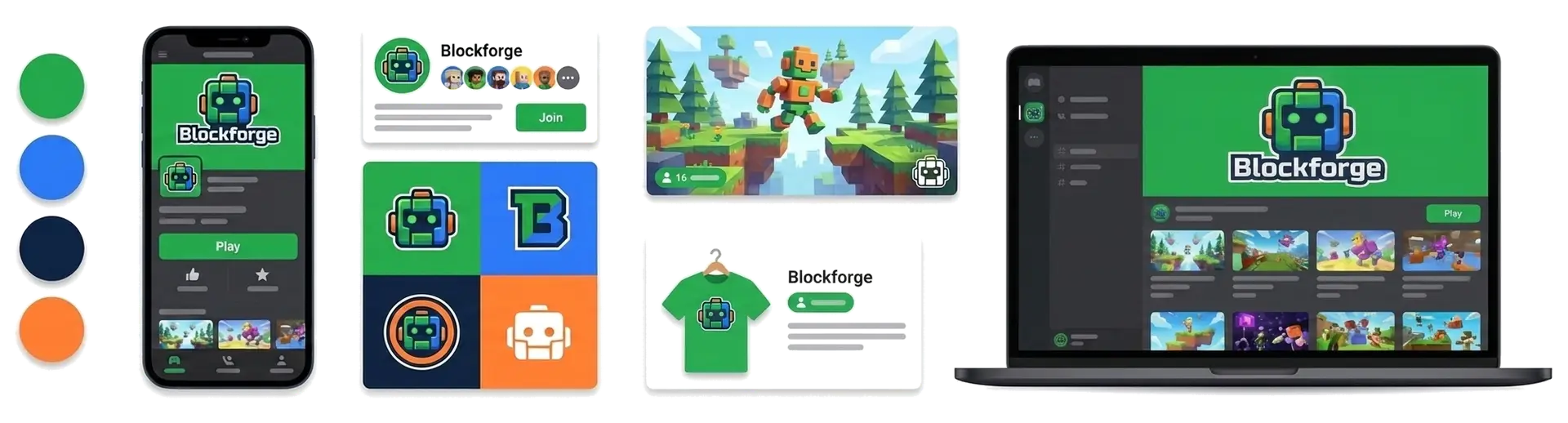 Roblox logo examples made with LOGO.com for games, groups, and channels