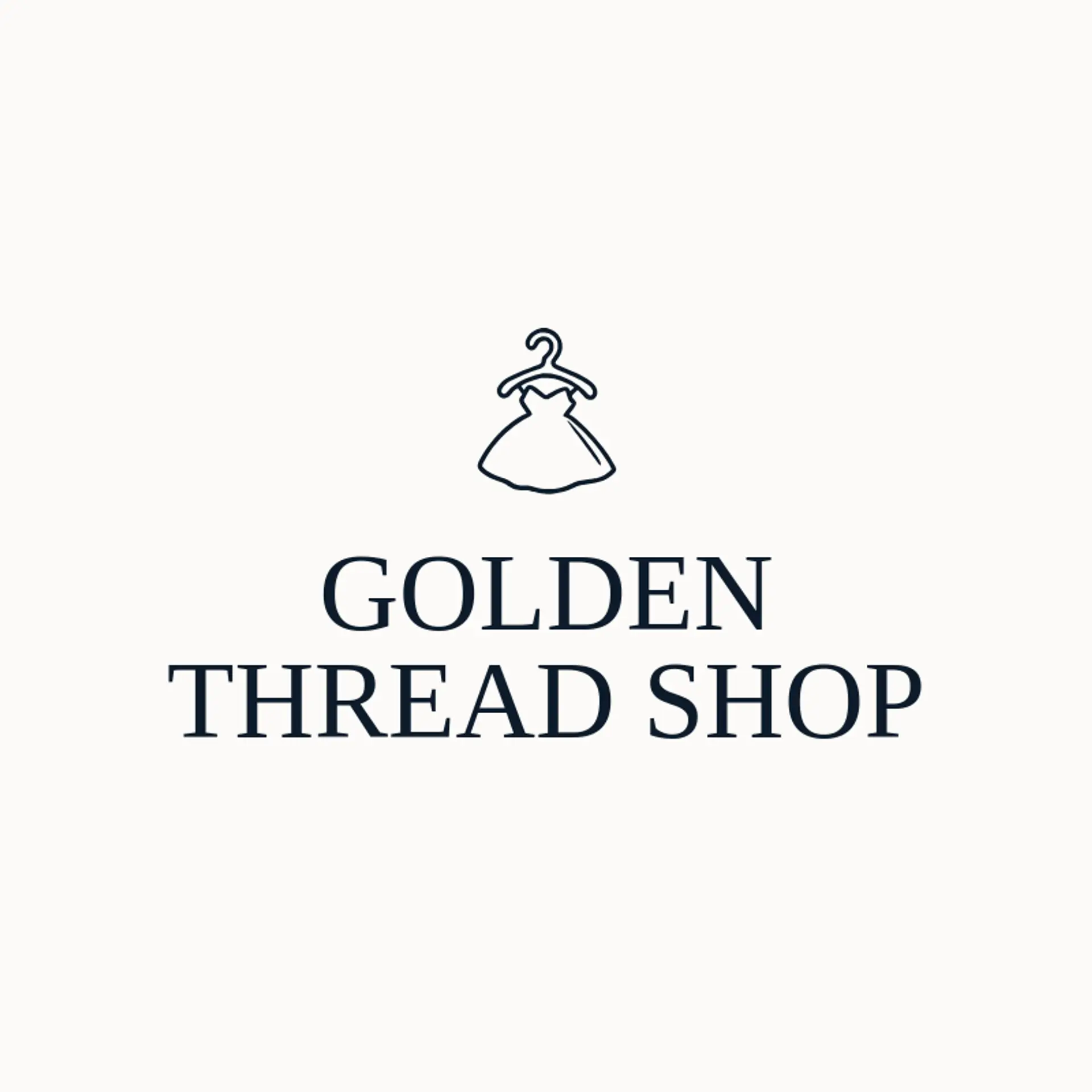 Golden Thread Shop logo for hanger