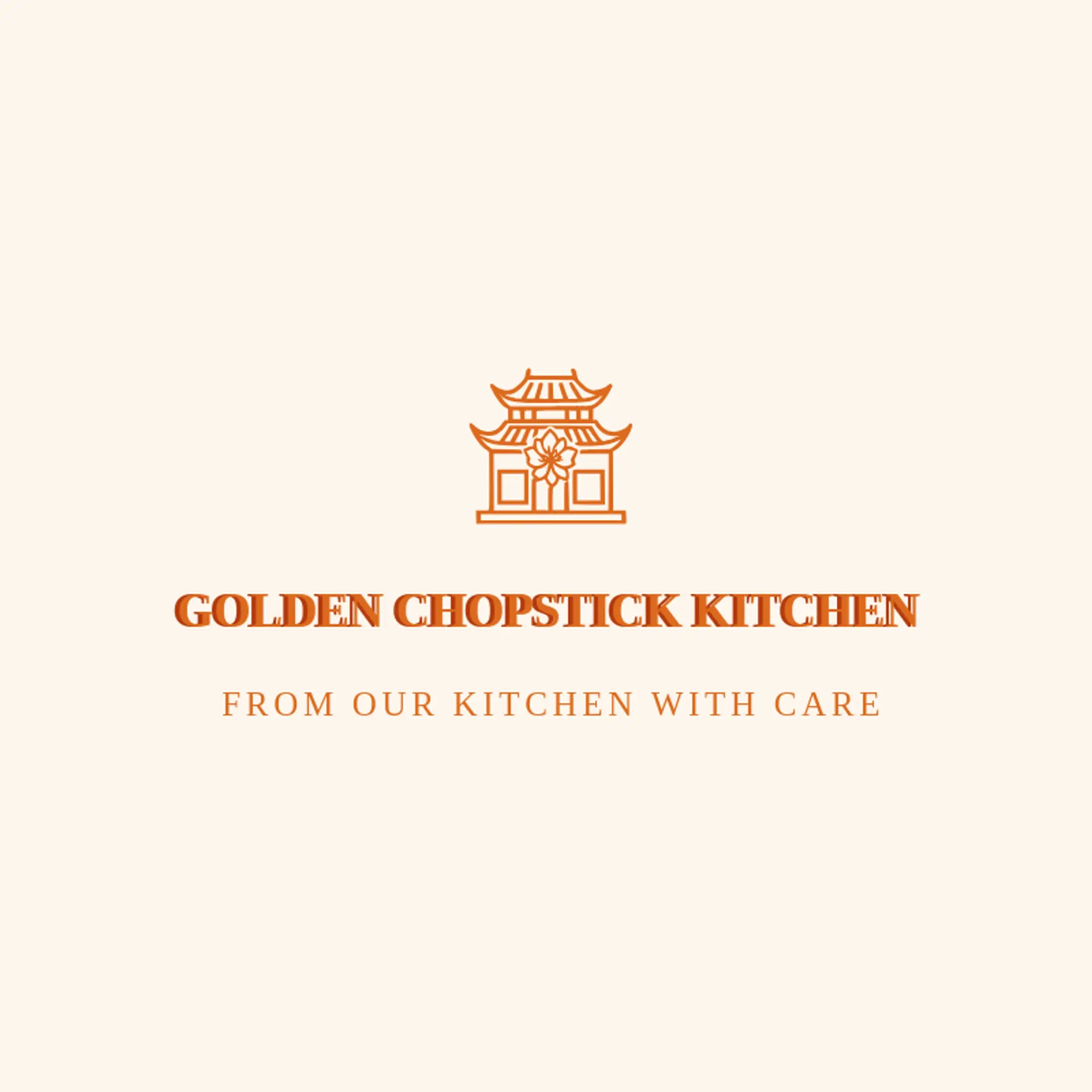Golden Chopstick Kitchen logo for chinese restaurant