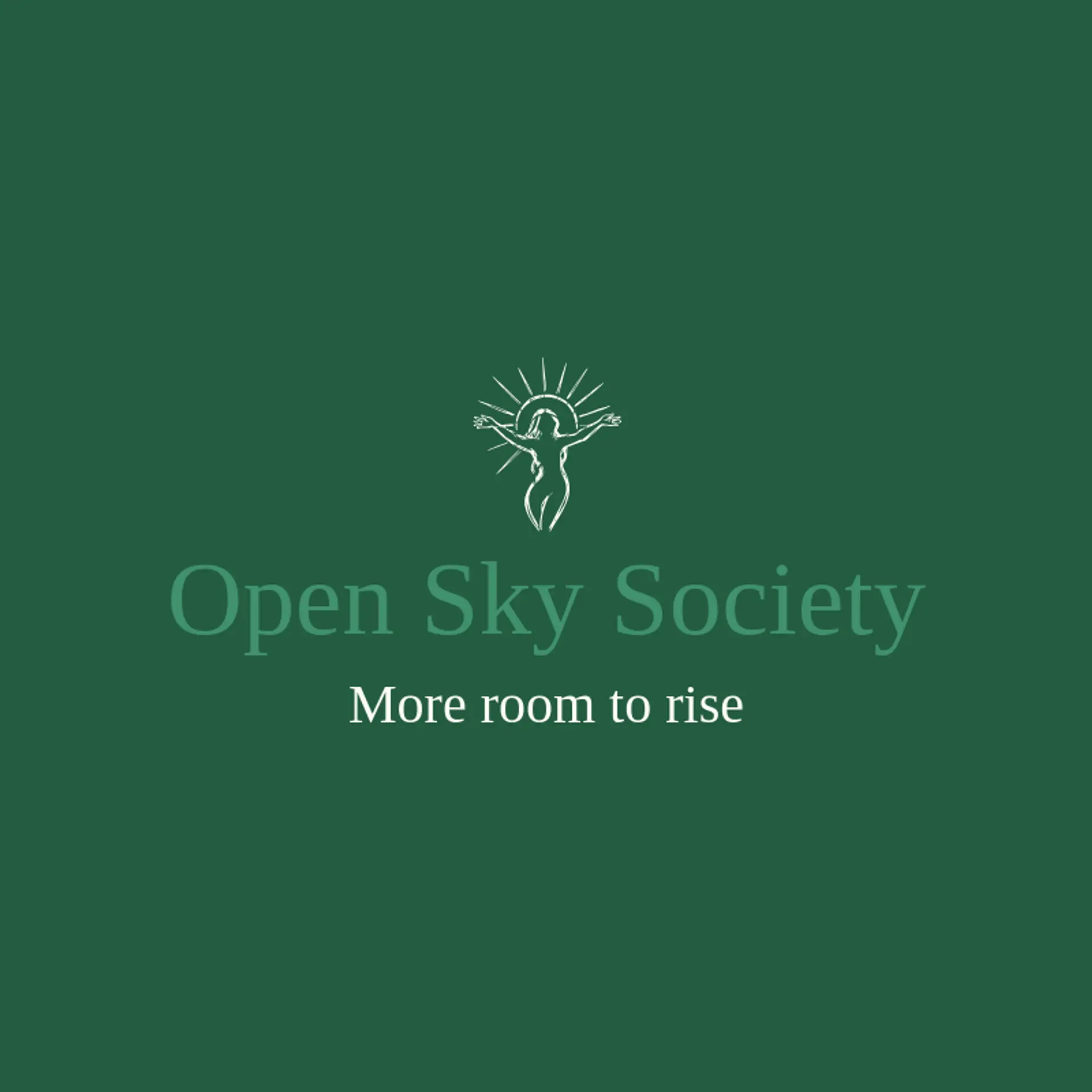 Open Sky Society logo for woman
