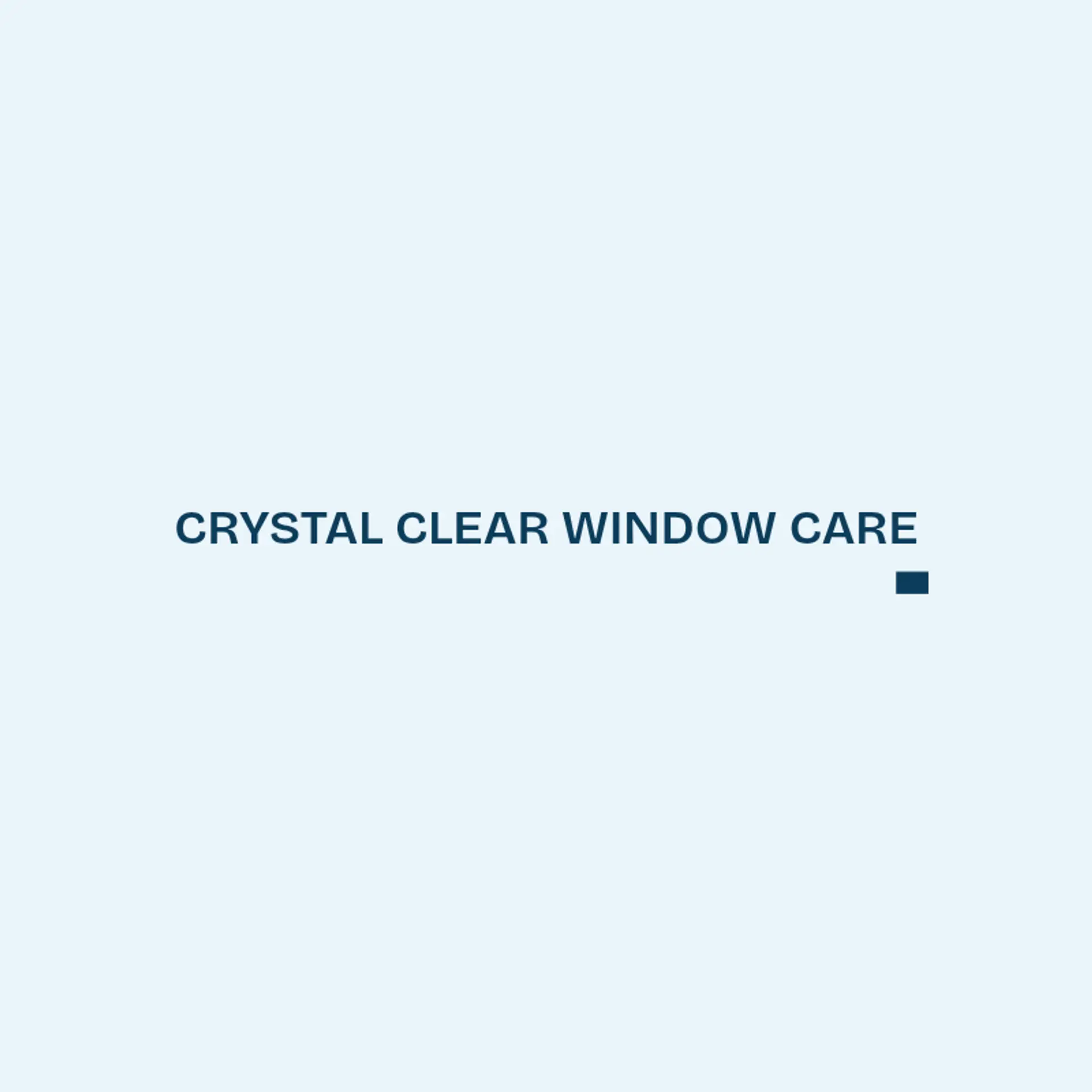 Crystal Shine Window Cleaning logo for window cleaning