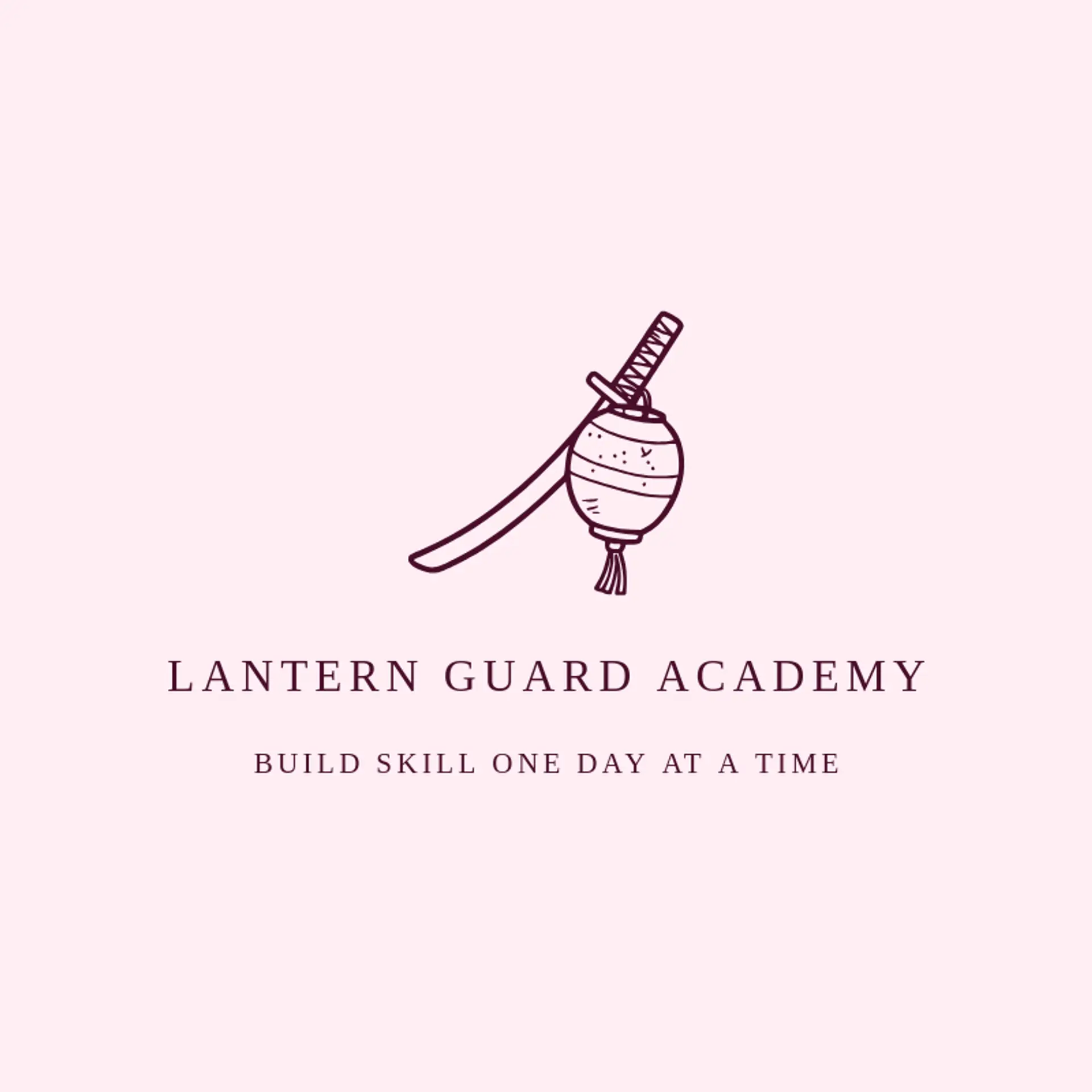 Lantern Guard Academy logo for katana