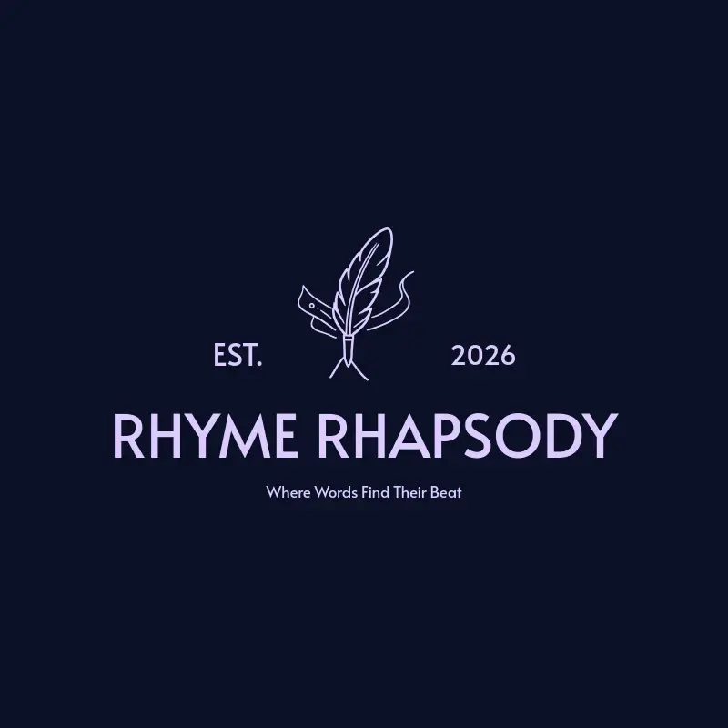 The song name Rhyme Rhapsody as a branded logo with a single color icon