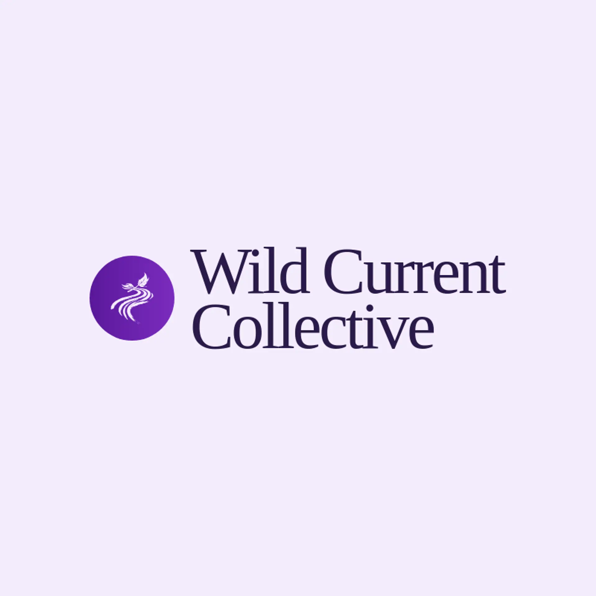 Wild Current Collective logo for sustainability