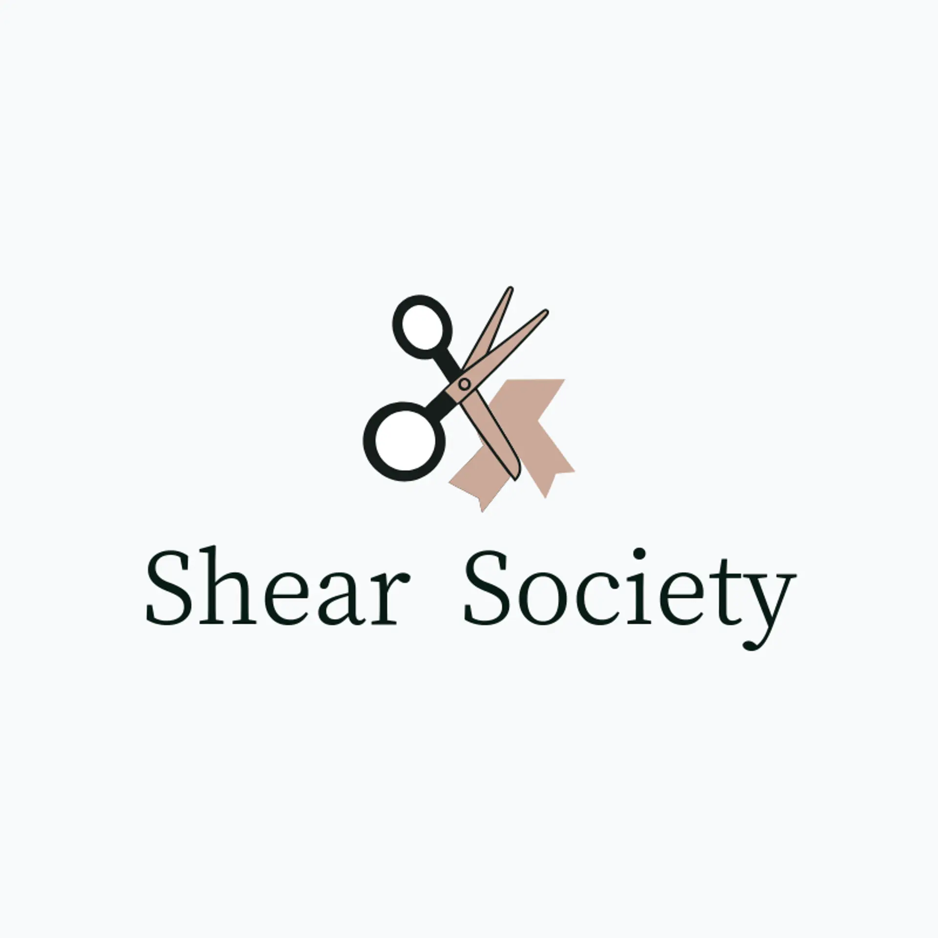 Shear Society logo for tailor