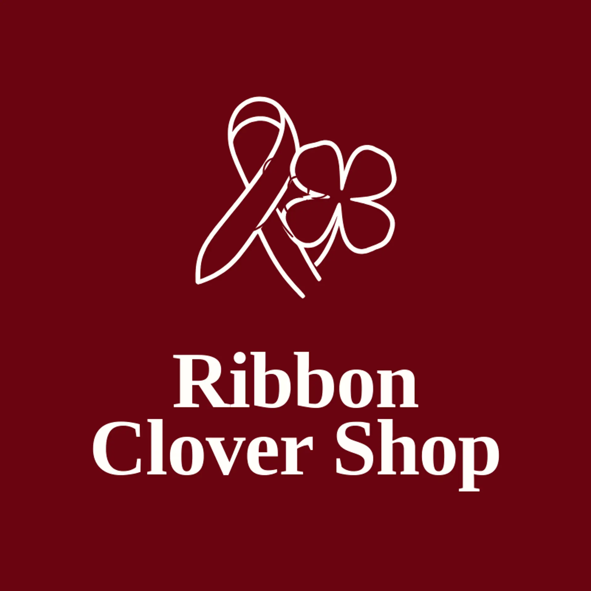 Ribbon Clover Shop logo for clover
