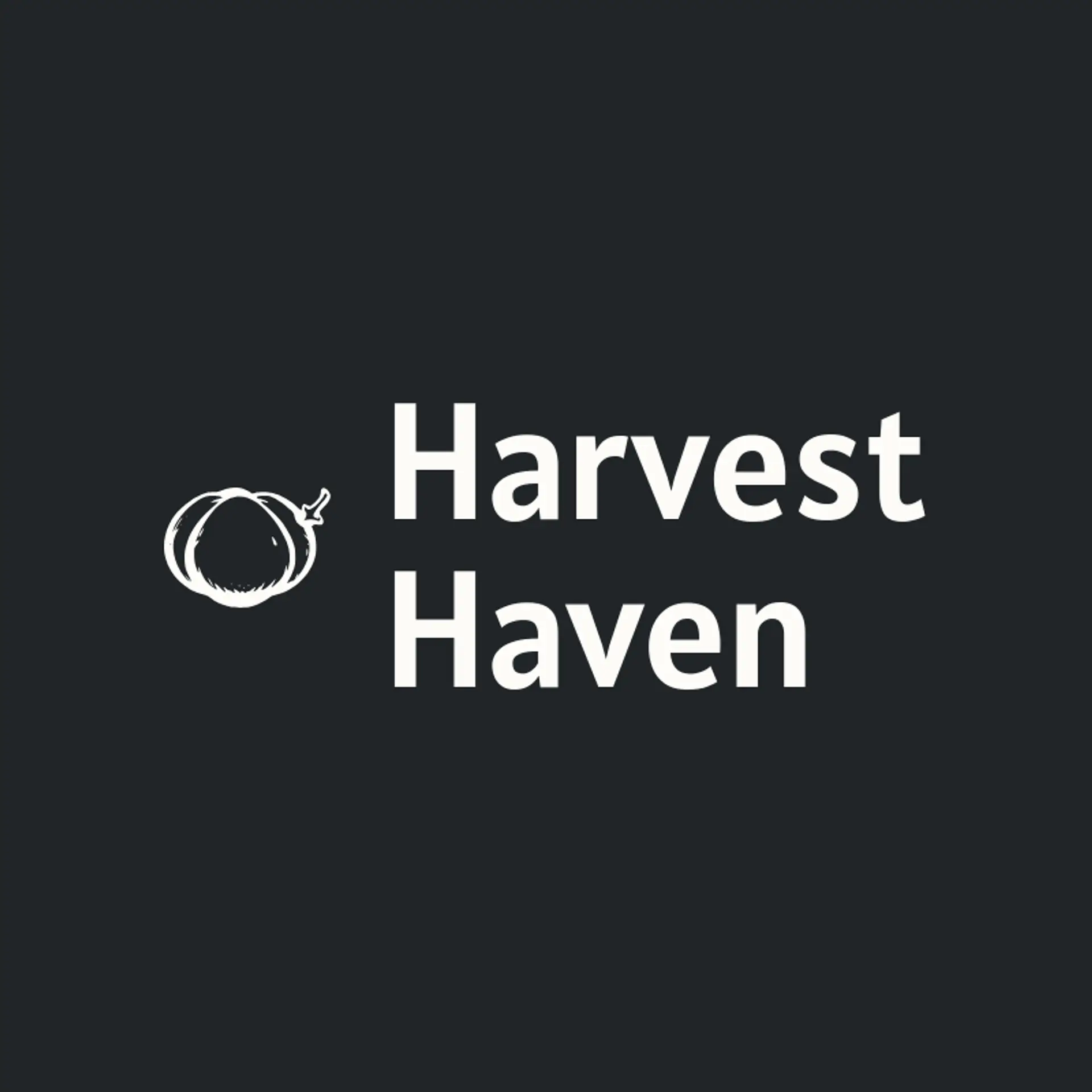 Harvest Haven logo for pumpkin