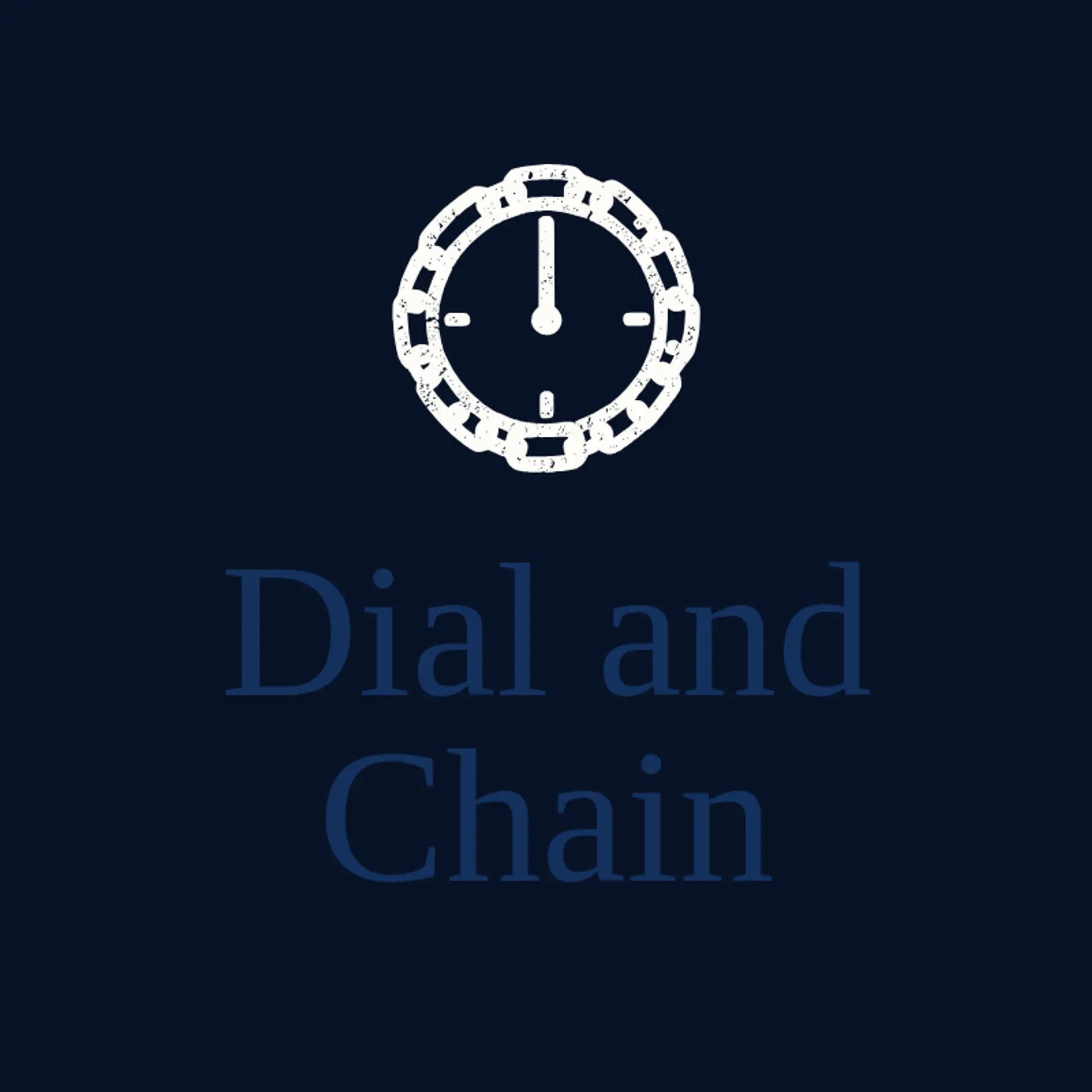 Dial and Chain logo for clock