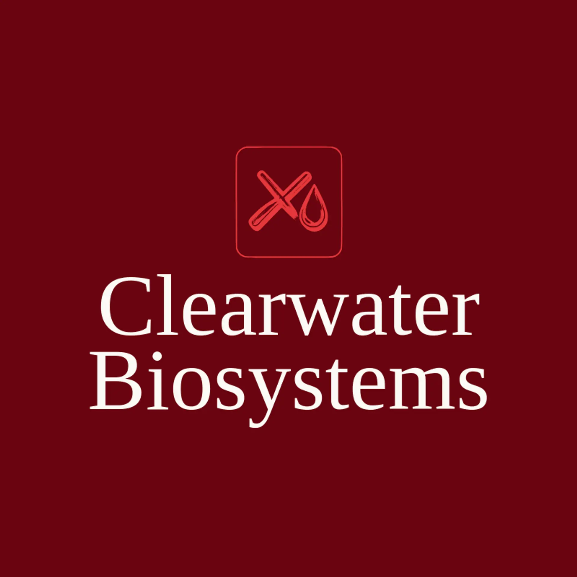 Clearwater Biosystems logo for biotechnology