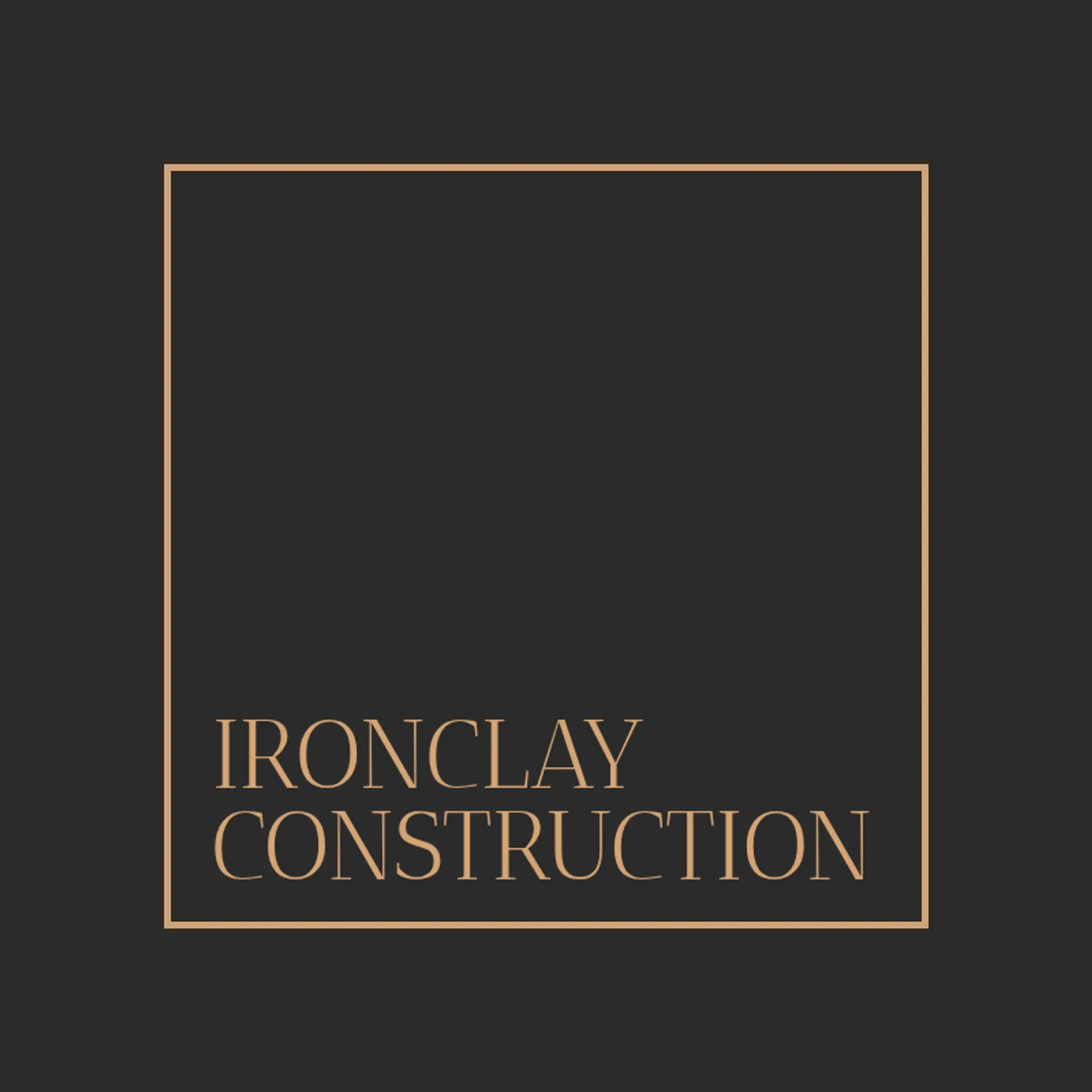 IronClay Construction logo for construction and landscaping