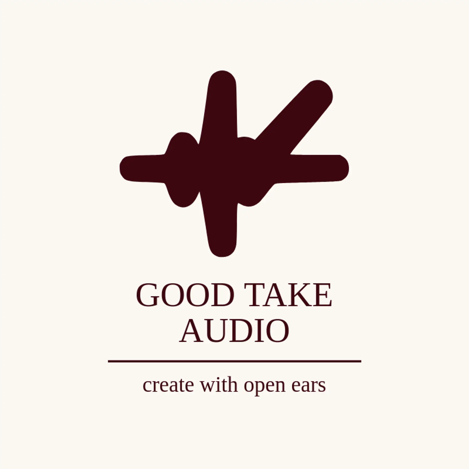 Good Take Audio logo for recording