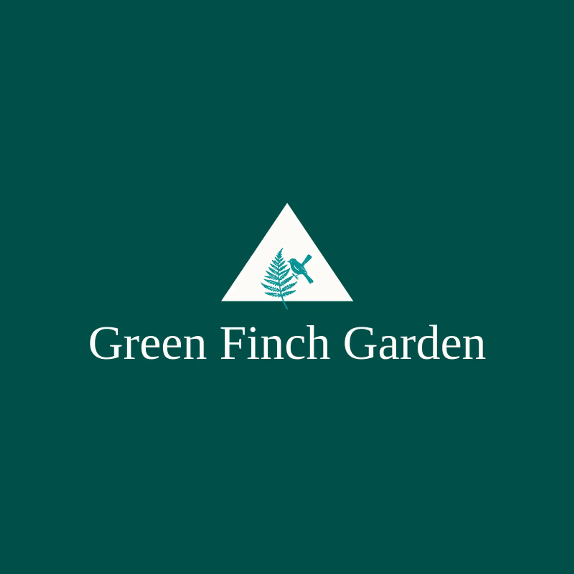 Green Finch Garden logo for fern