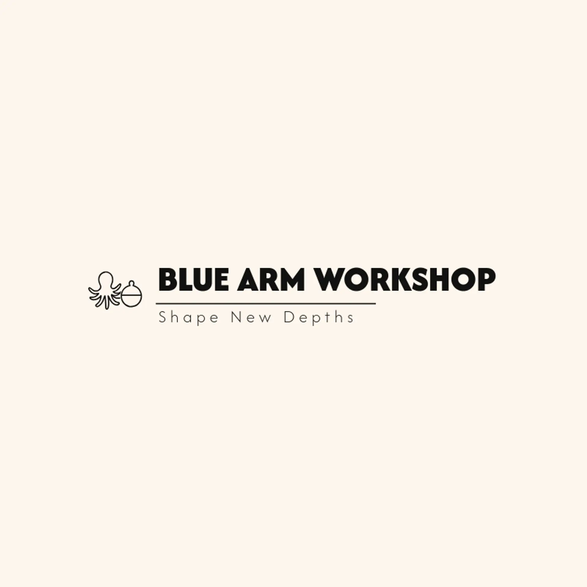 Blue Arm Workshop logo for octopus