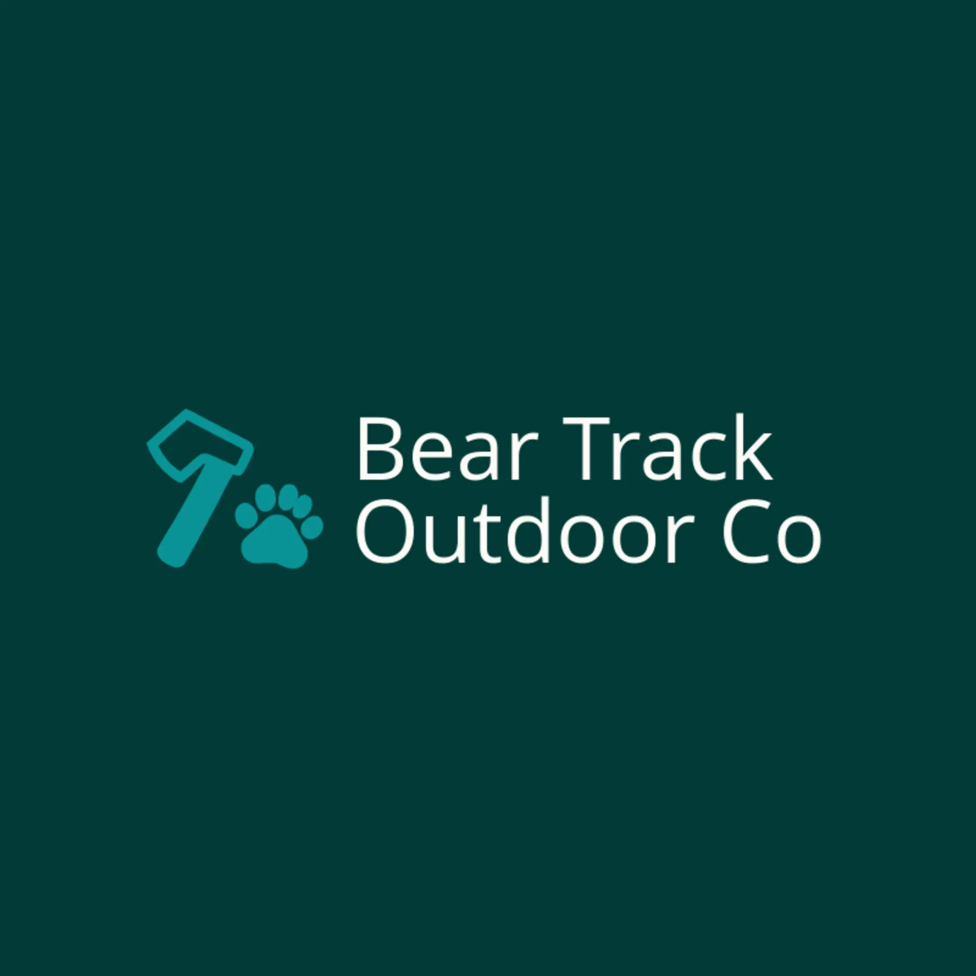 Bear Track Outdoor Co logo for tomahawk
