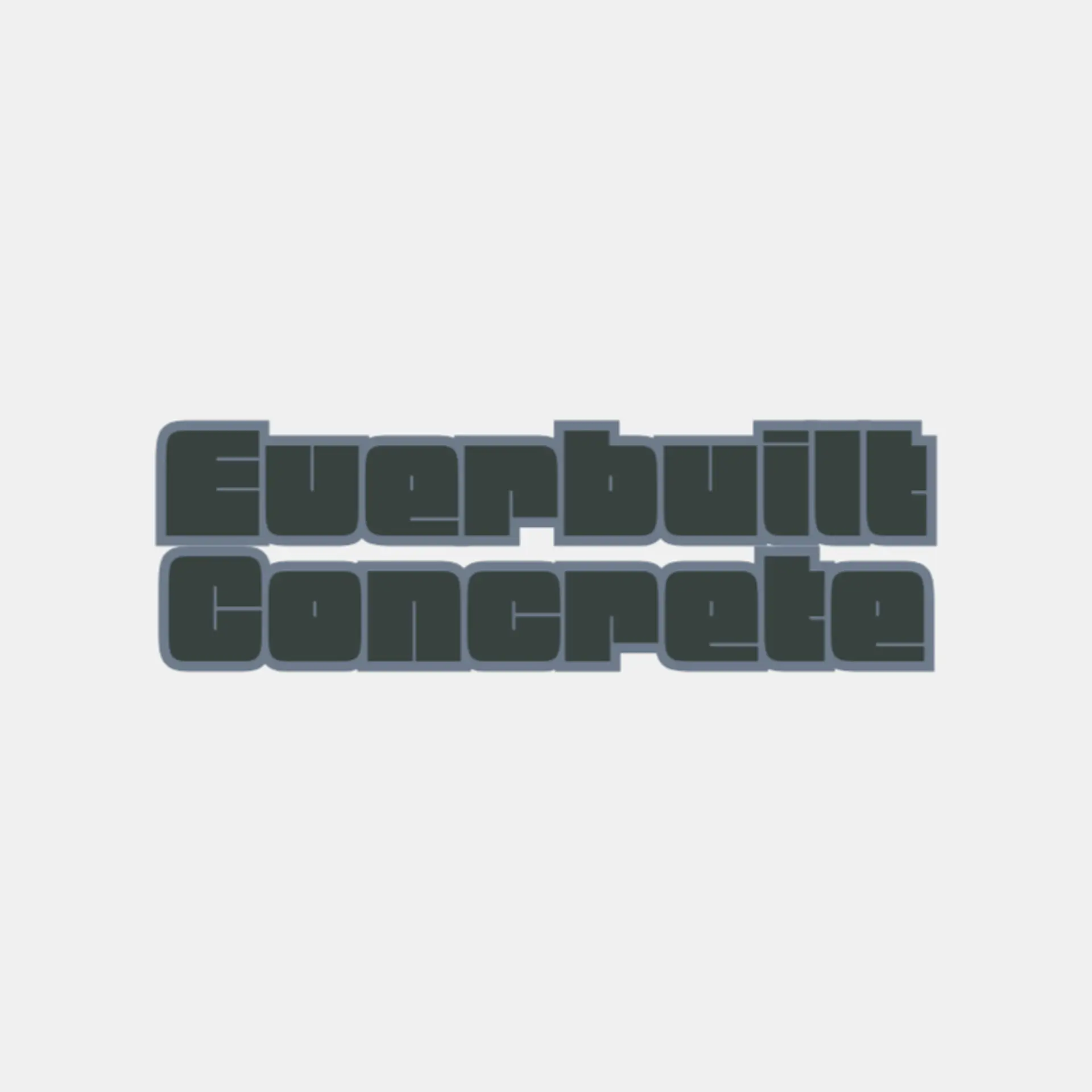 EverBuilt Concrete logo for concrete construction