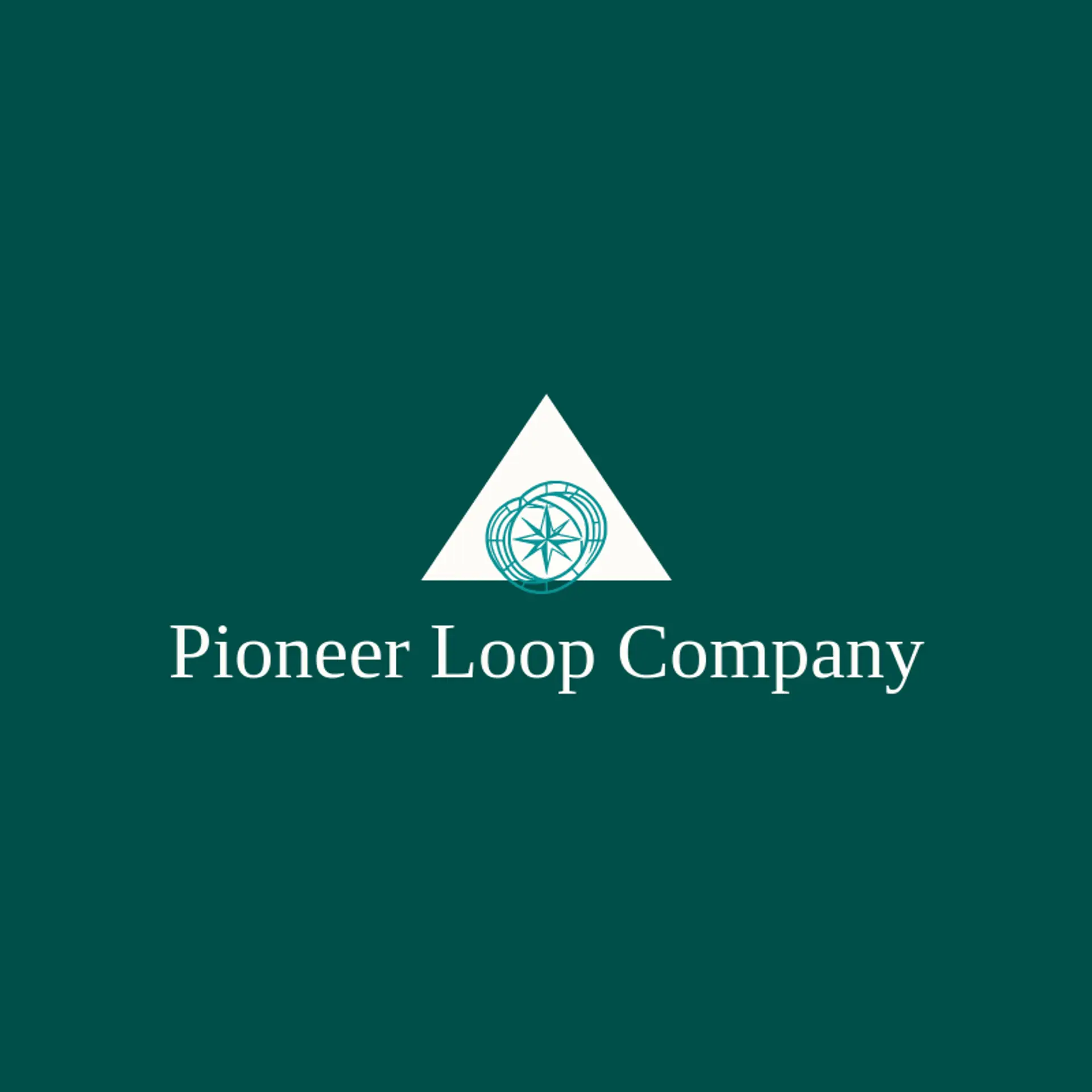 Pioneer Loop Company logo for roller coaster