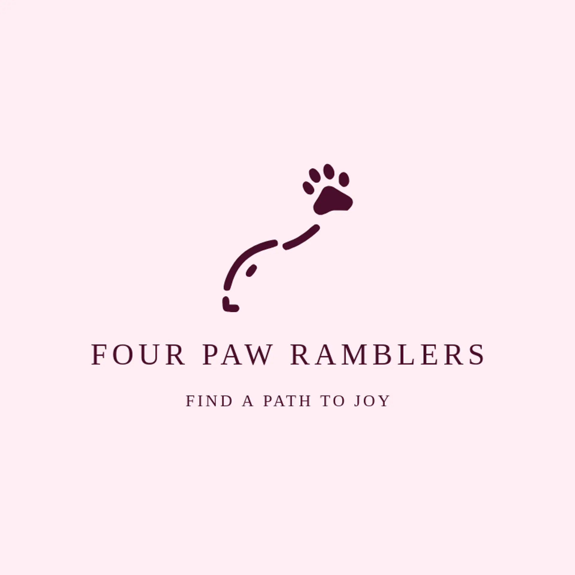 Four Paw Ramblers logo for dog walking