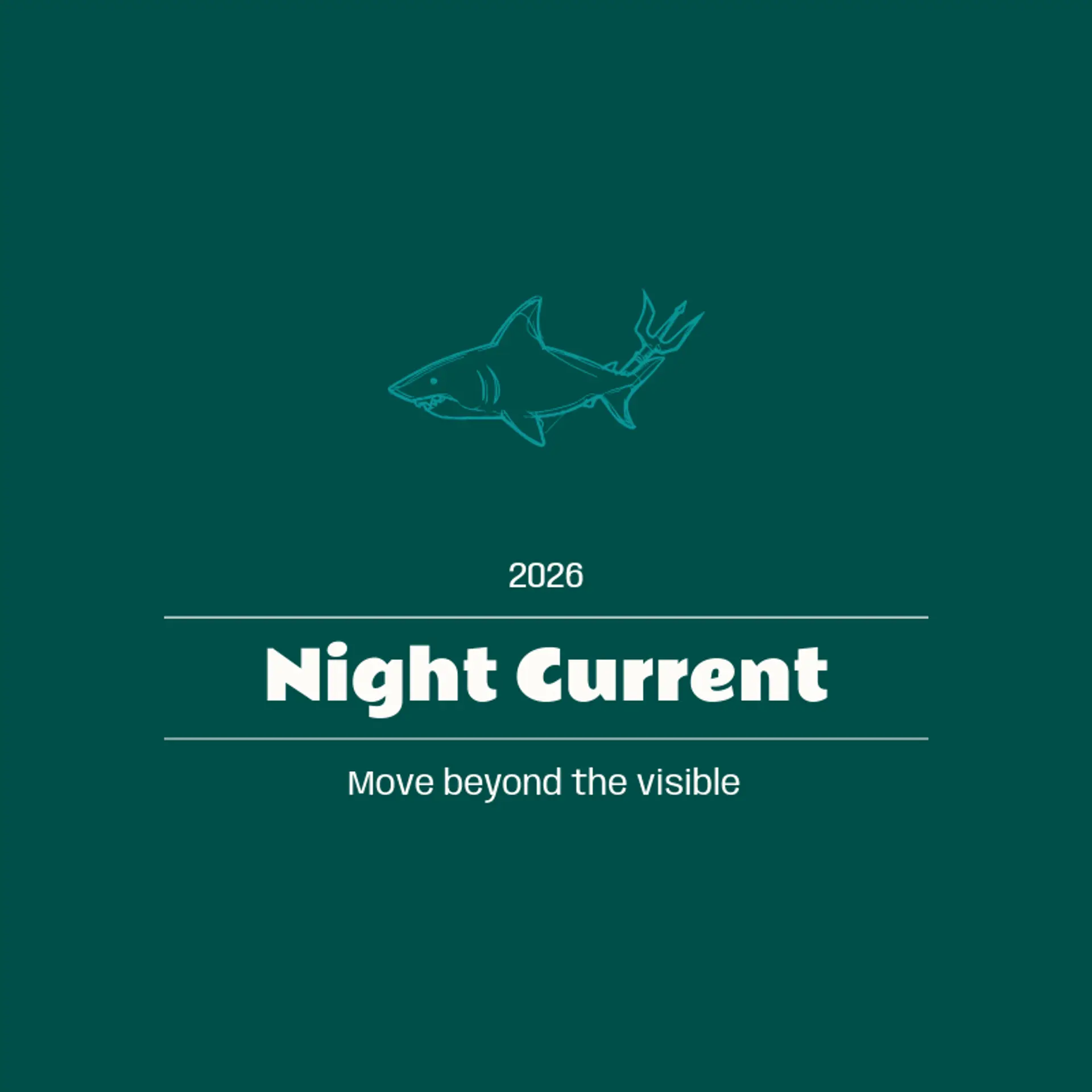 Night Current logo for shark