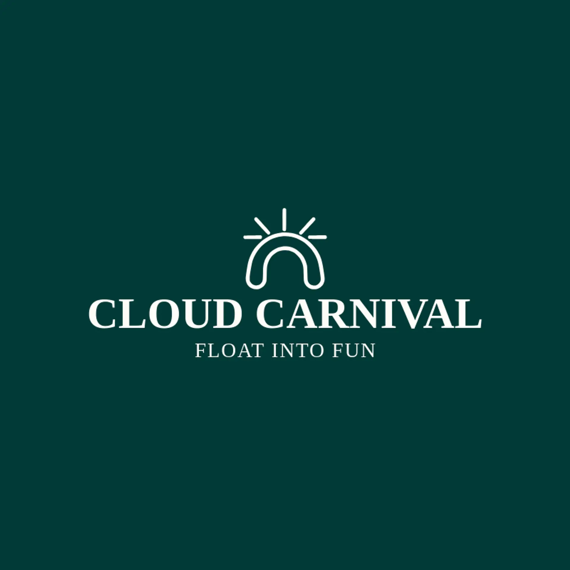 Cloud Carnival logo for inflatable