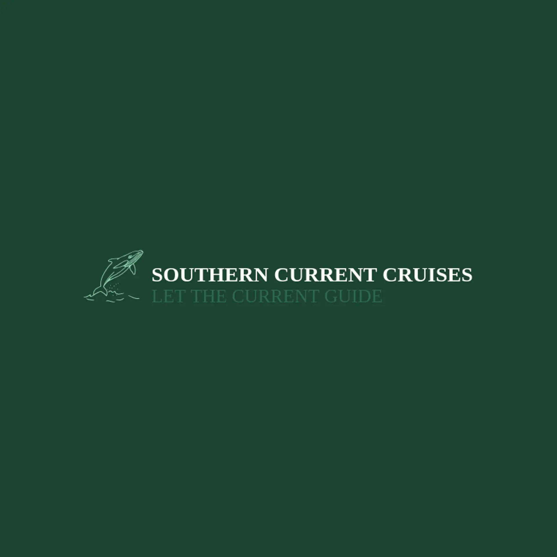 Southern Current Cruises logo for whale