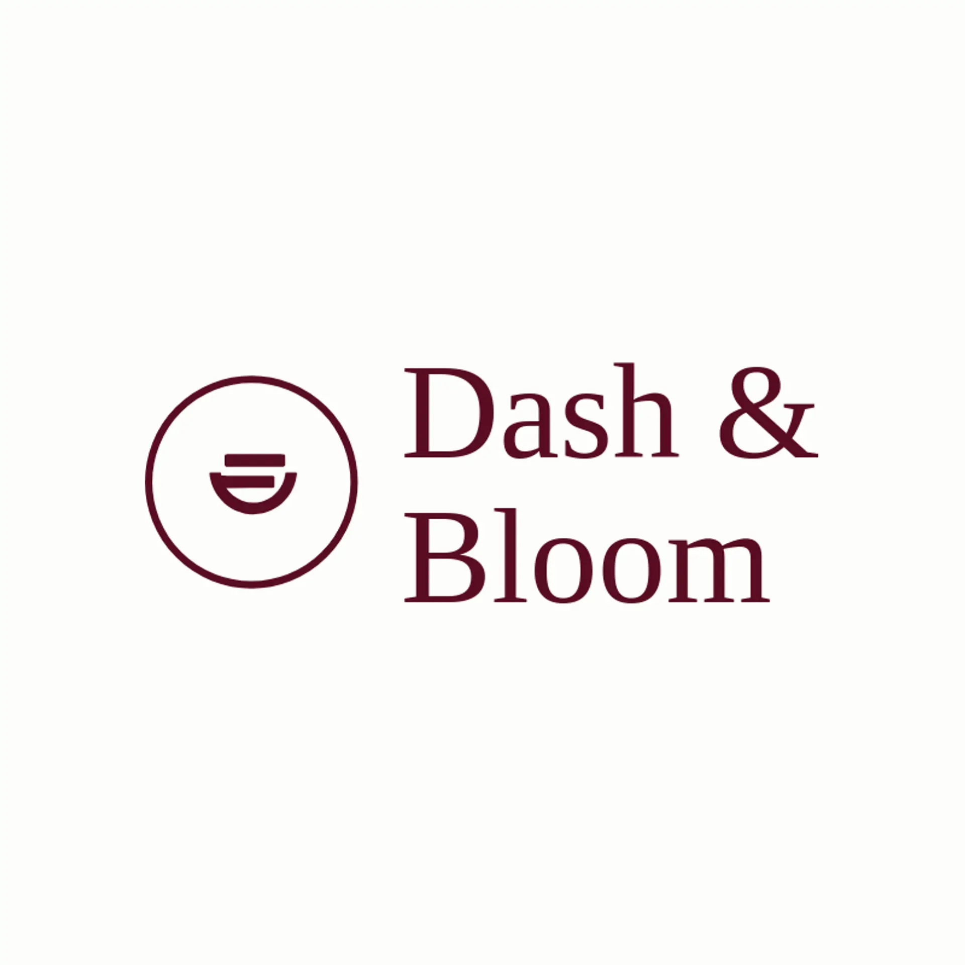 Dash & Bloom logo for dash