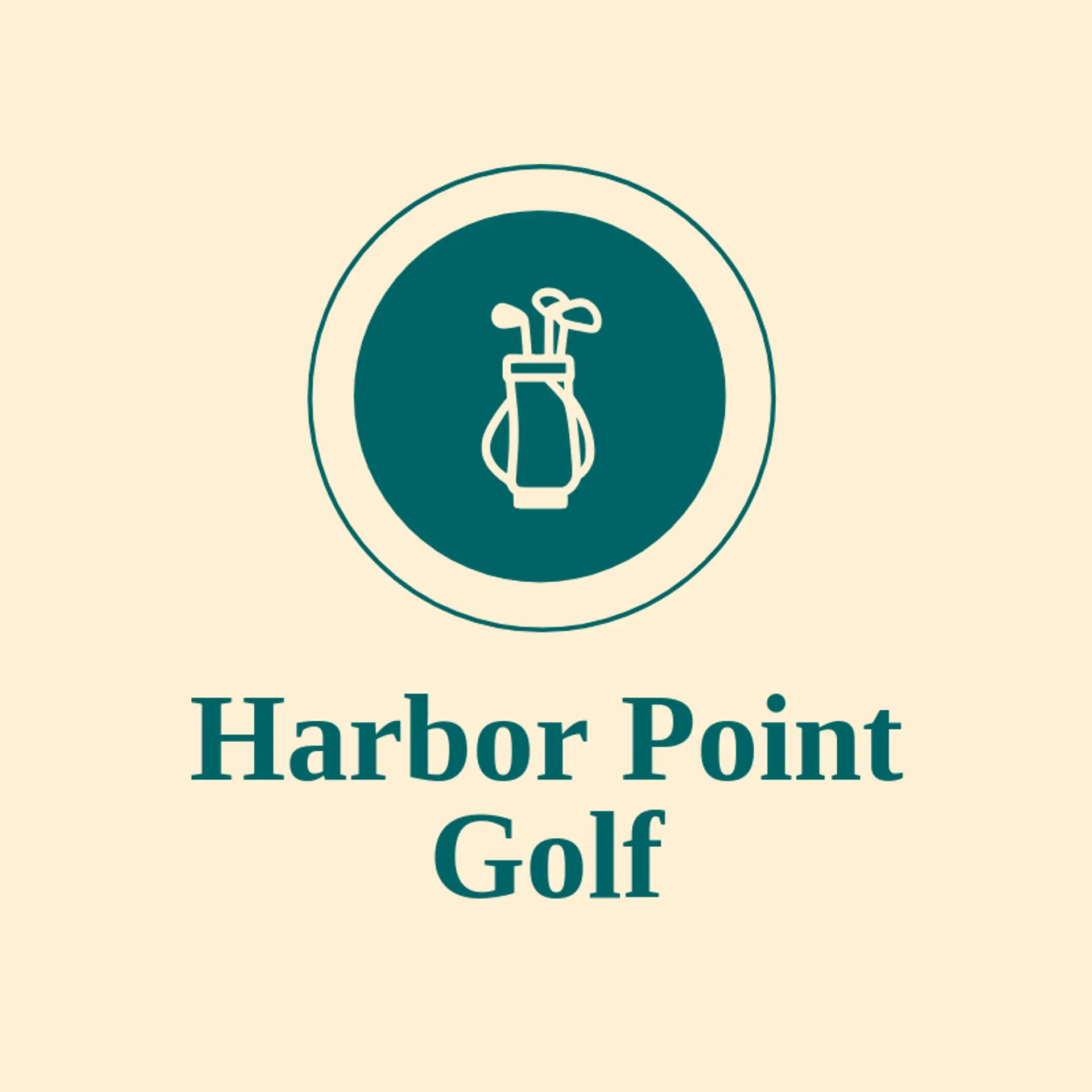 Harbor Point Golf logo for golf course