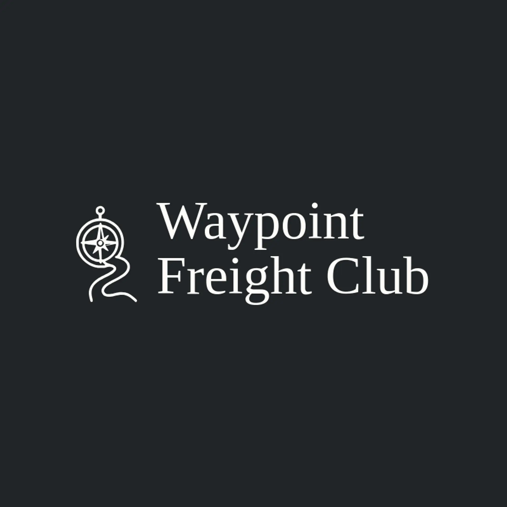 Waypoint Freight Club logo for logistics