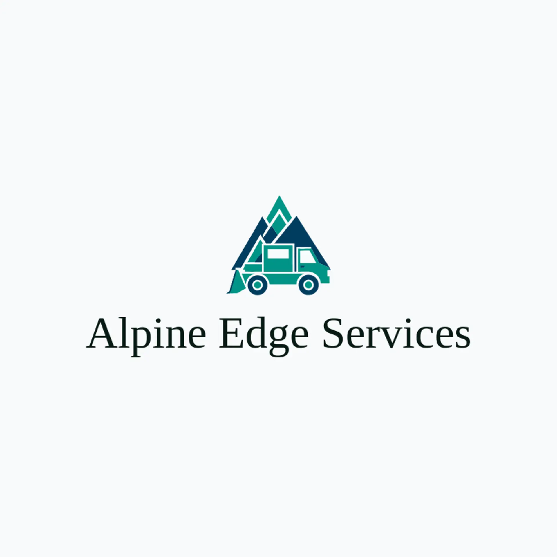 Alpine Edge Services logo for snow removal