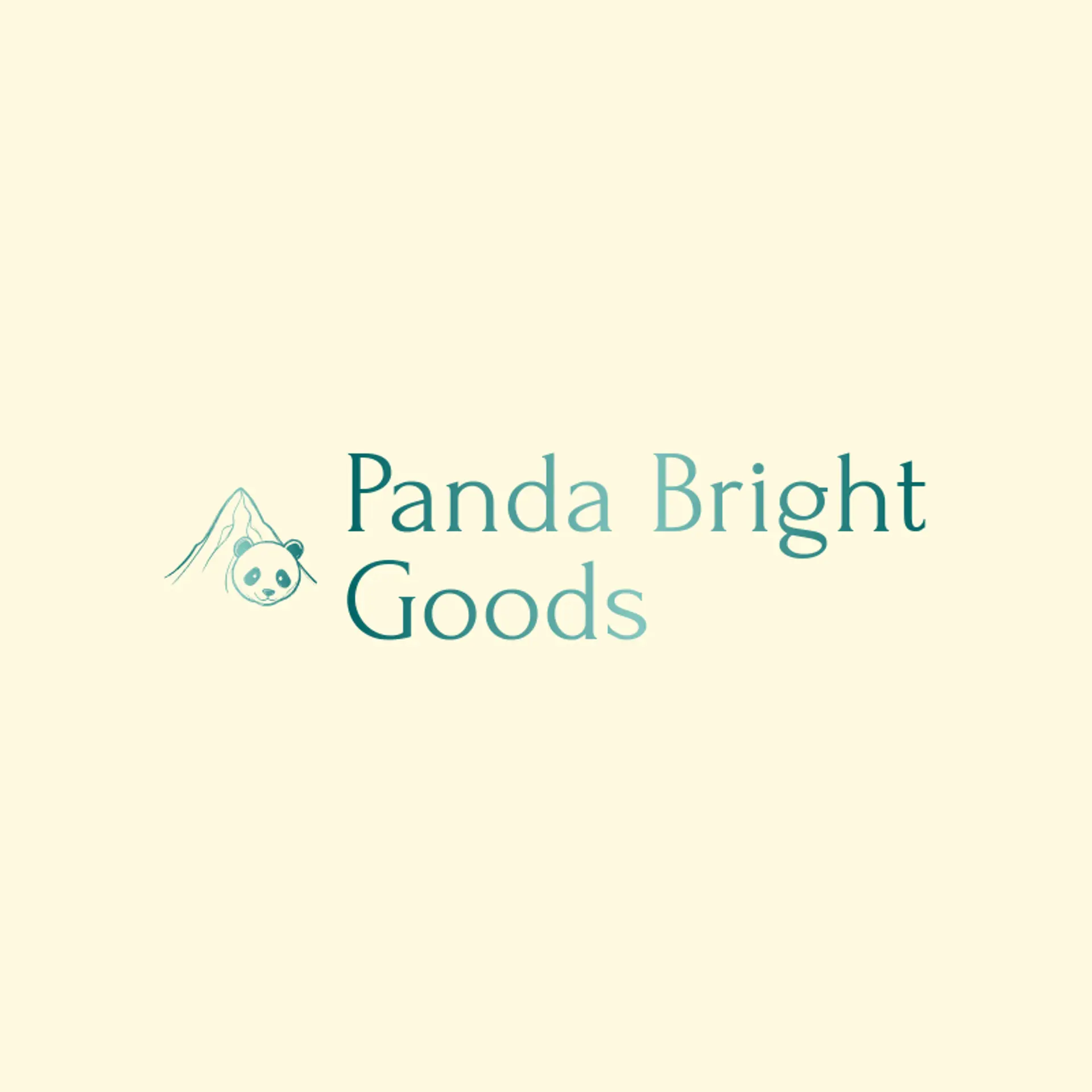 Panda Bright Goods logo for panda