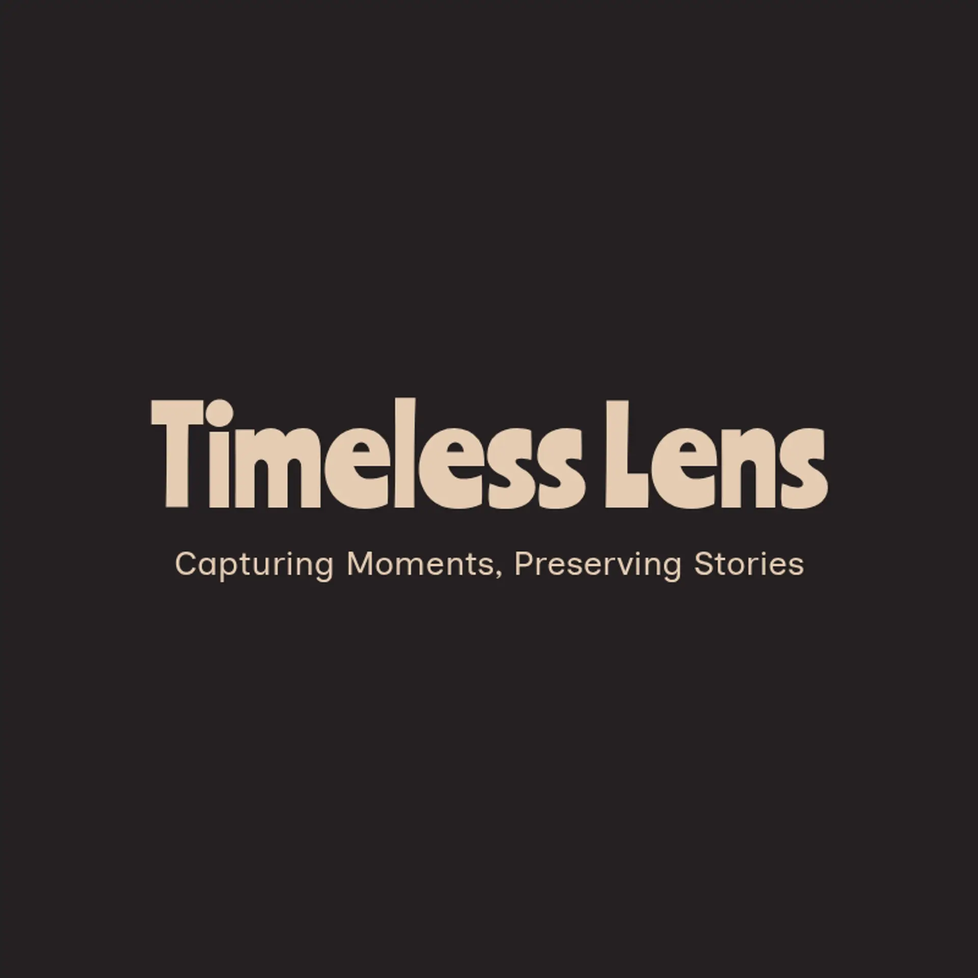 Timeless Lens logo for vintage photography
