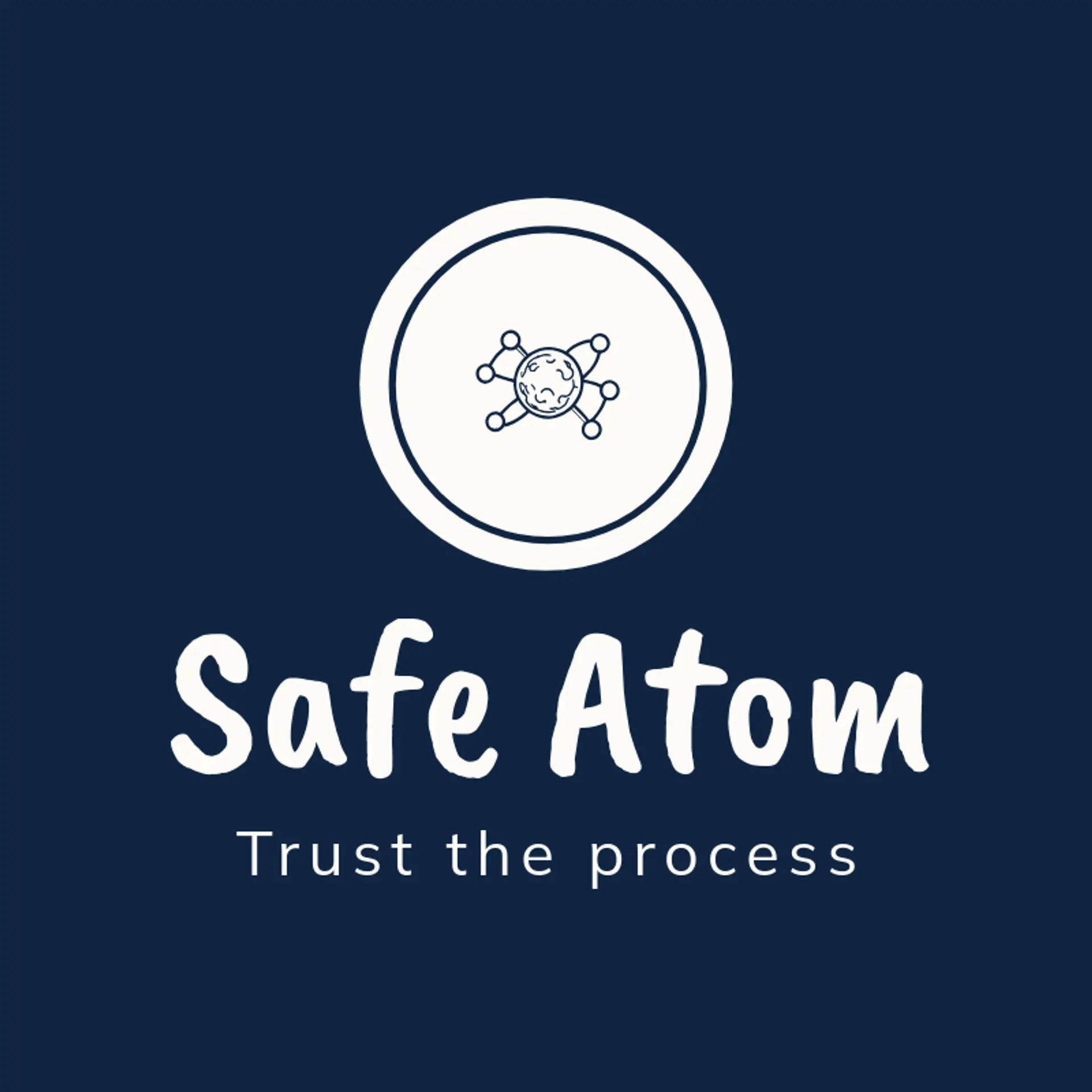 Safe Atom logo for nuclear