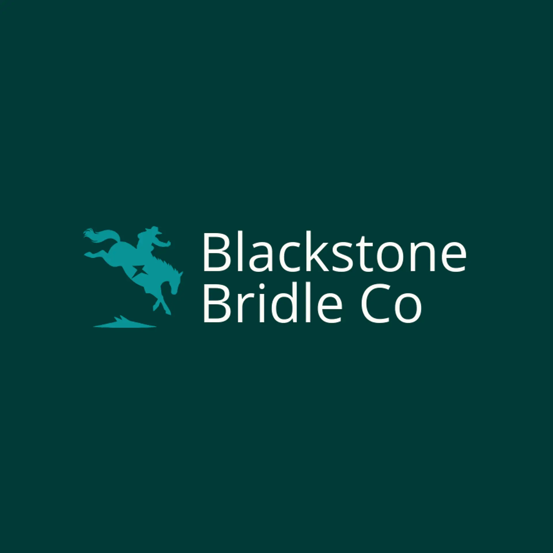 Blackstone Bridle Co logo for bronco