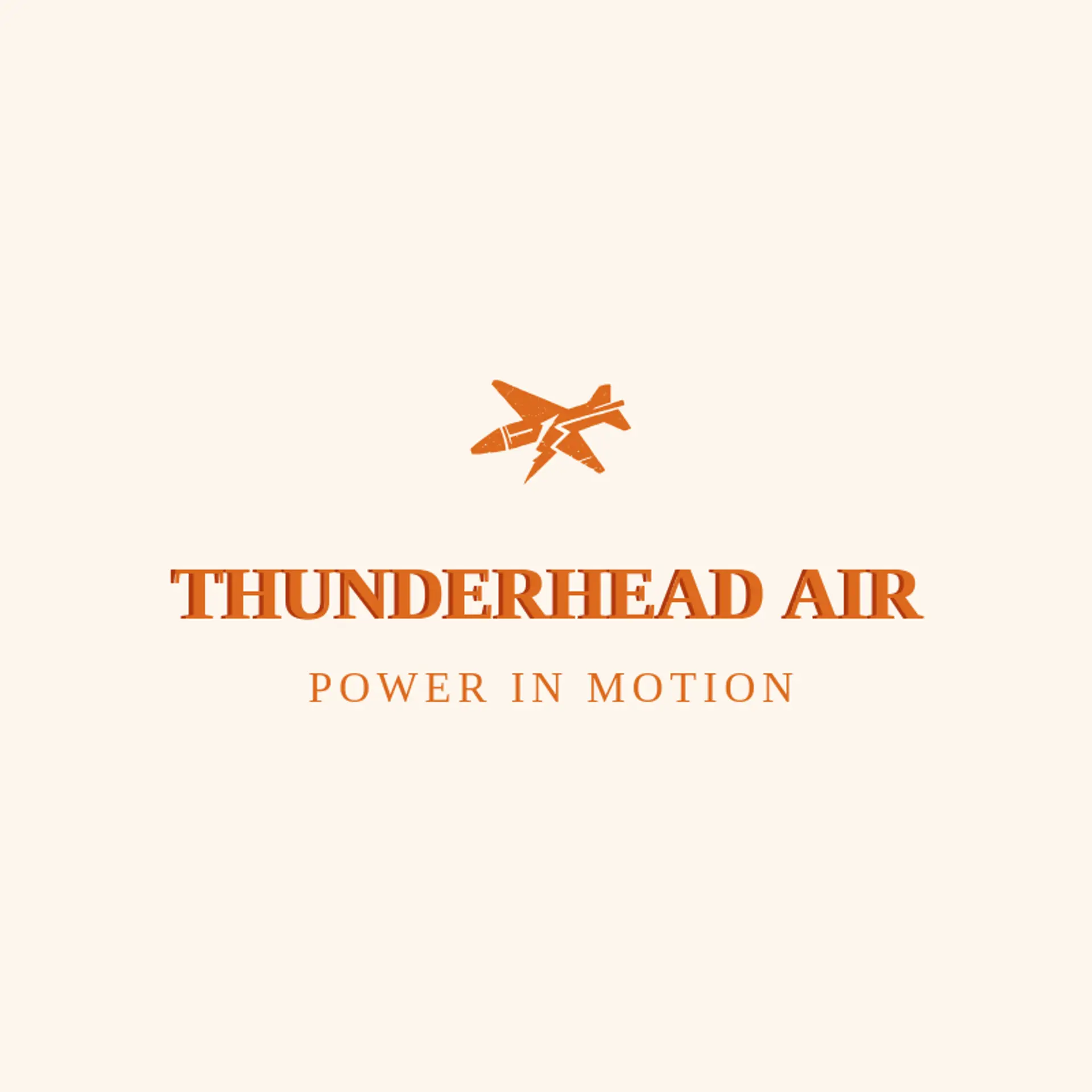 Thunderhead Air logo for air force