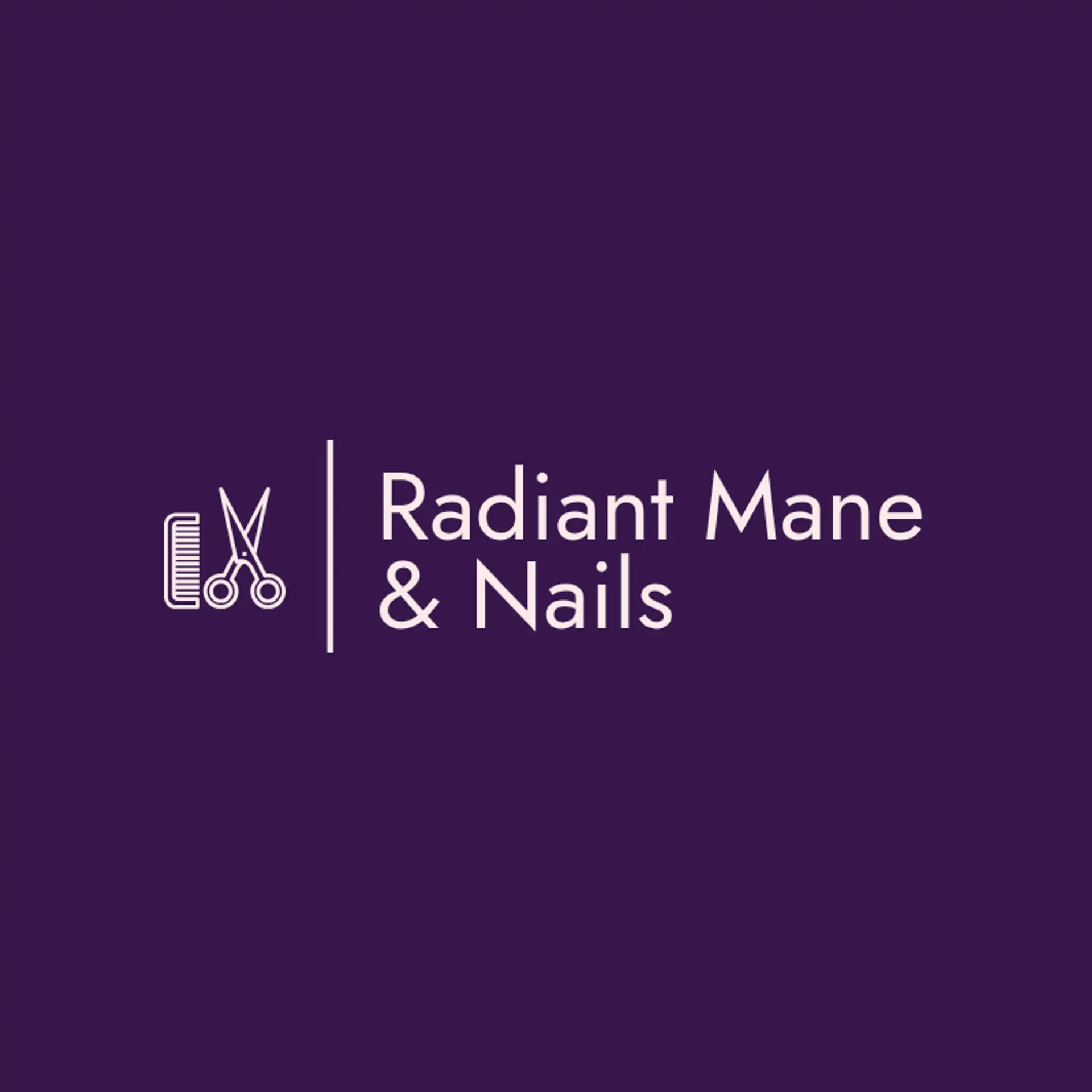 LuxeShear & Polish logo for hair and nail salon
