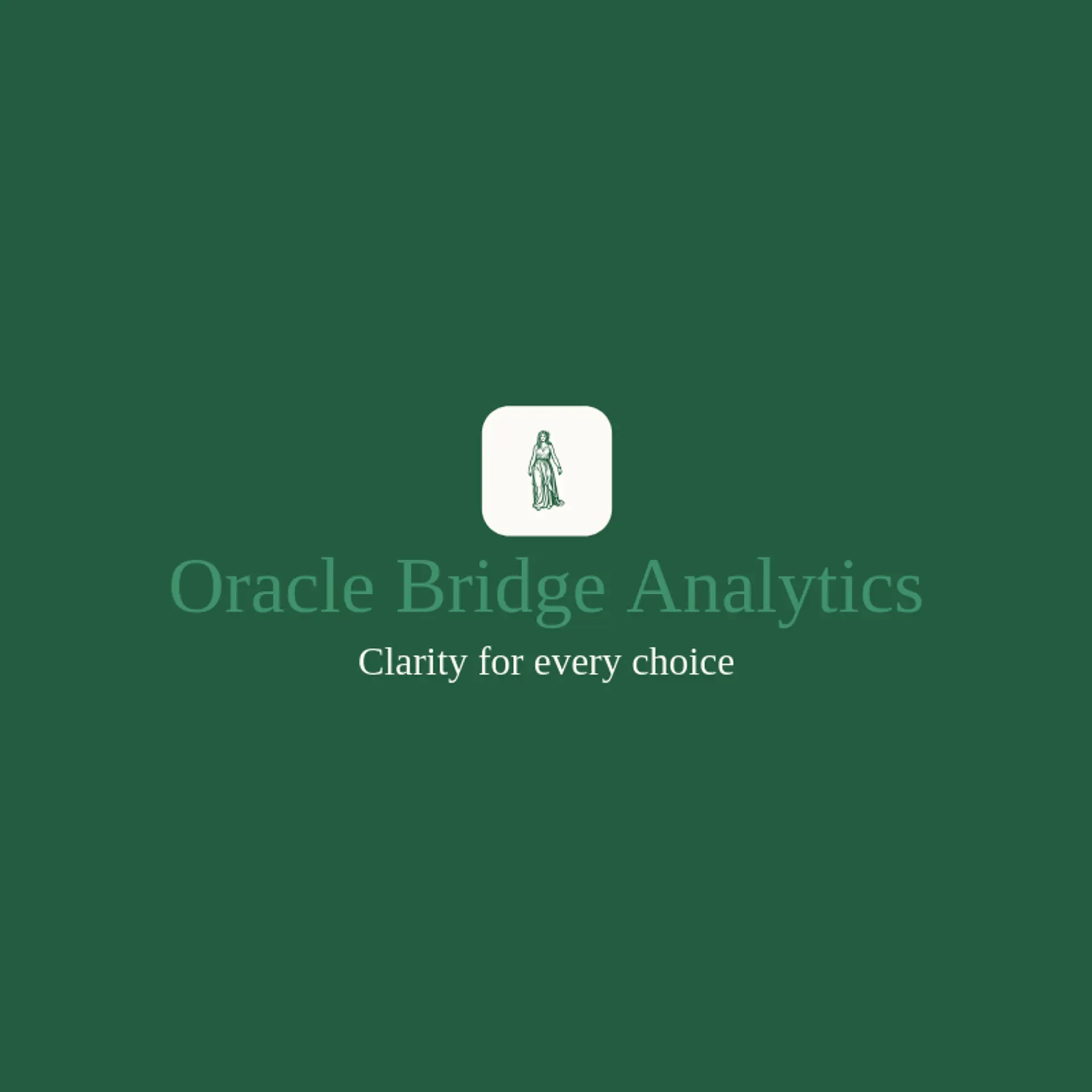Oracle Bridge Analytics logo for oracle