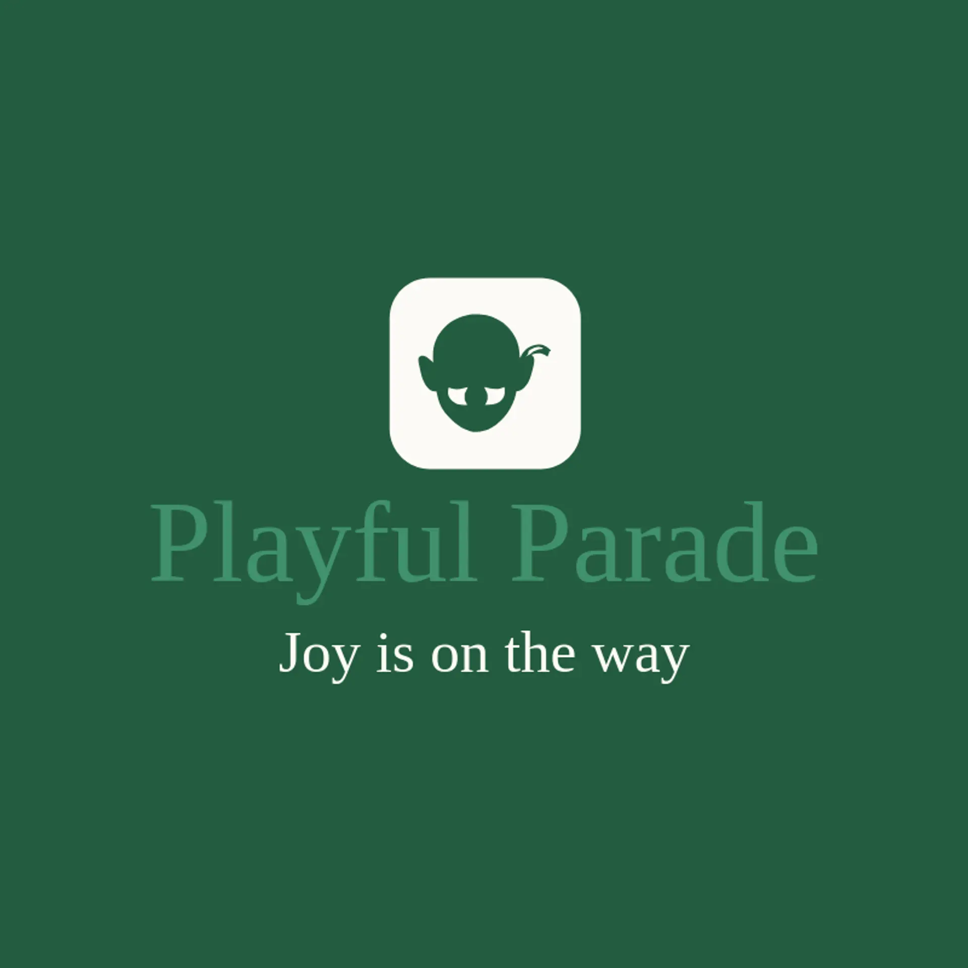 Playful Parade logo for clown