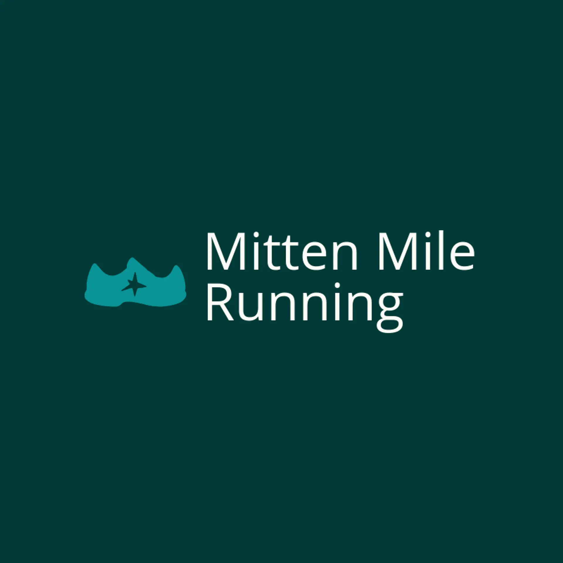 Mitten Mile Running logo for michigan