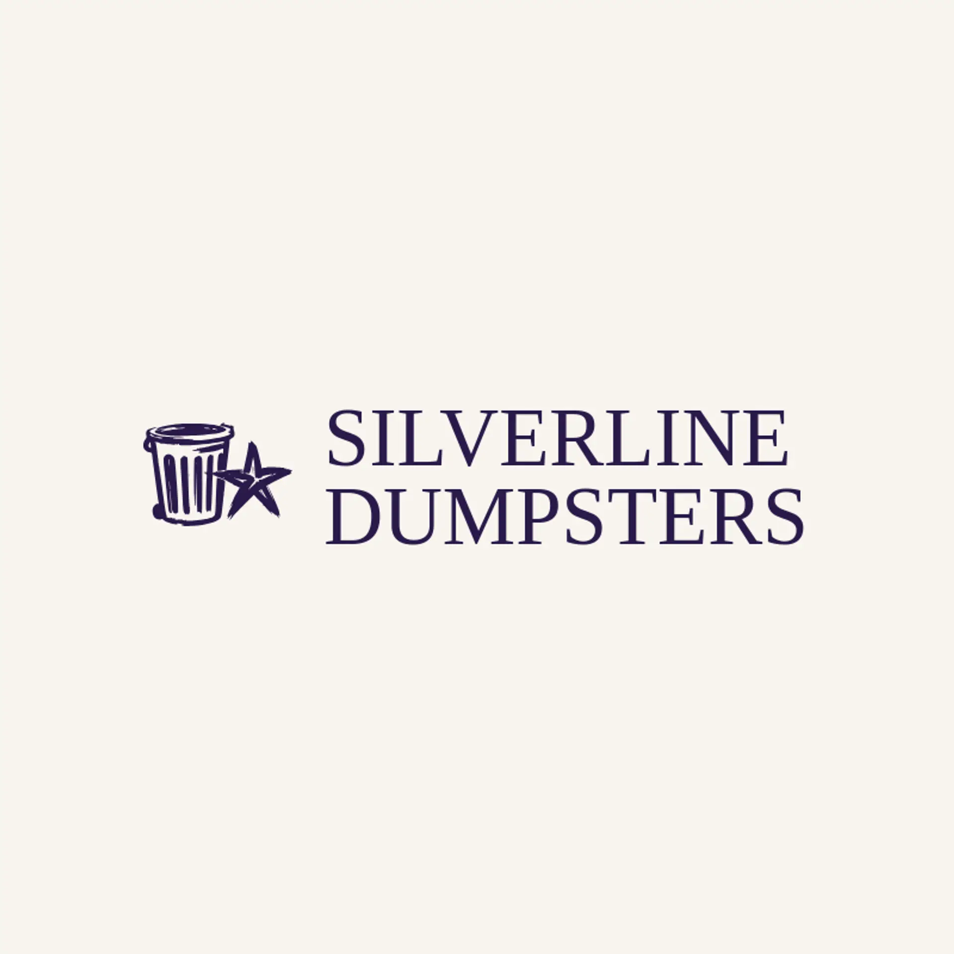Silverline Dumpsters logo for dumpster