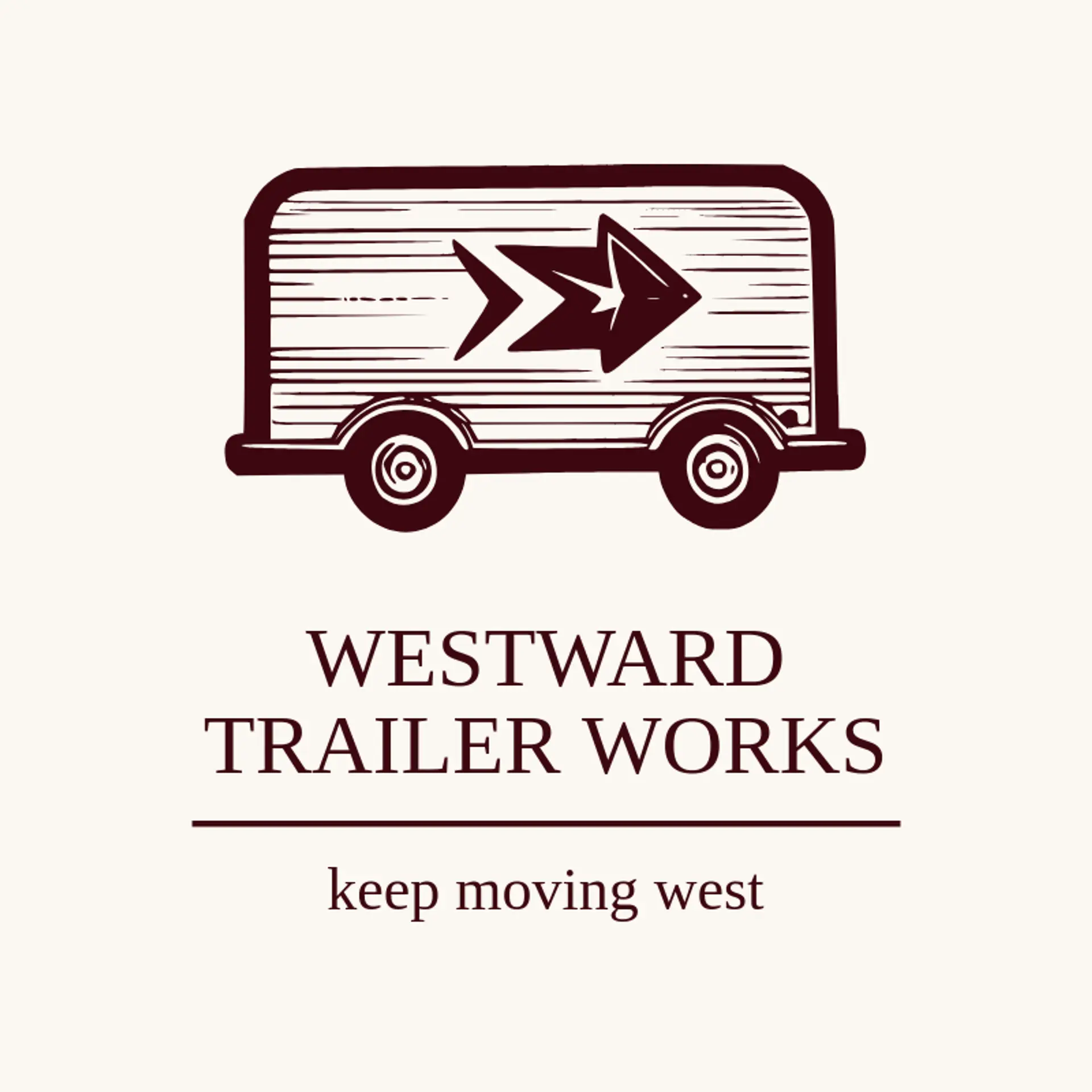 Westward Trailer Works logo for trailer