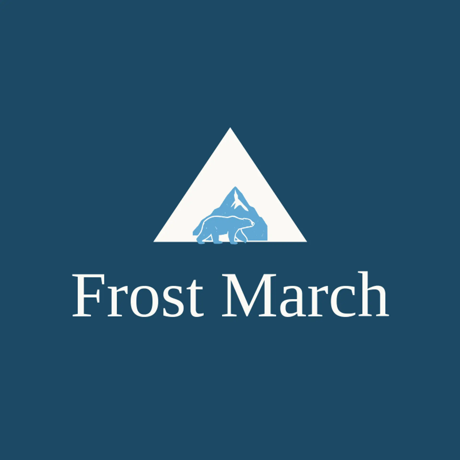 Frost March logo for polar bear