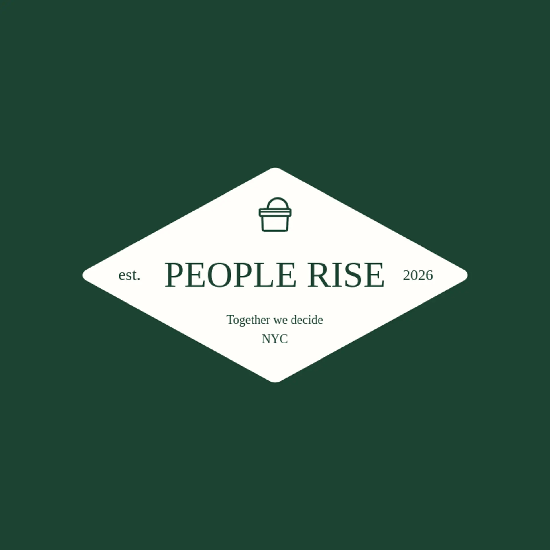 People Rise logo for vote