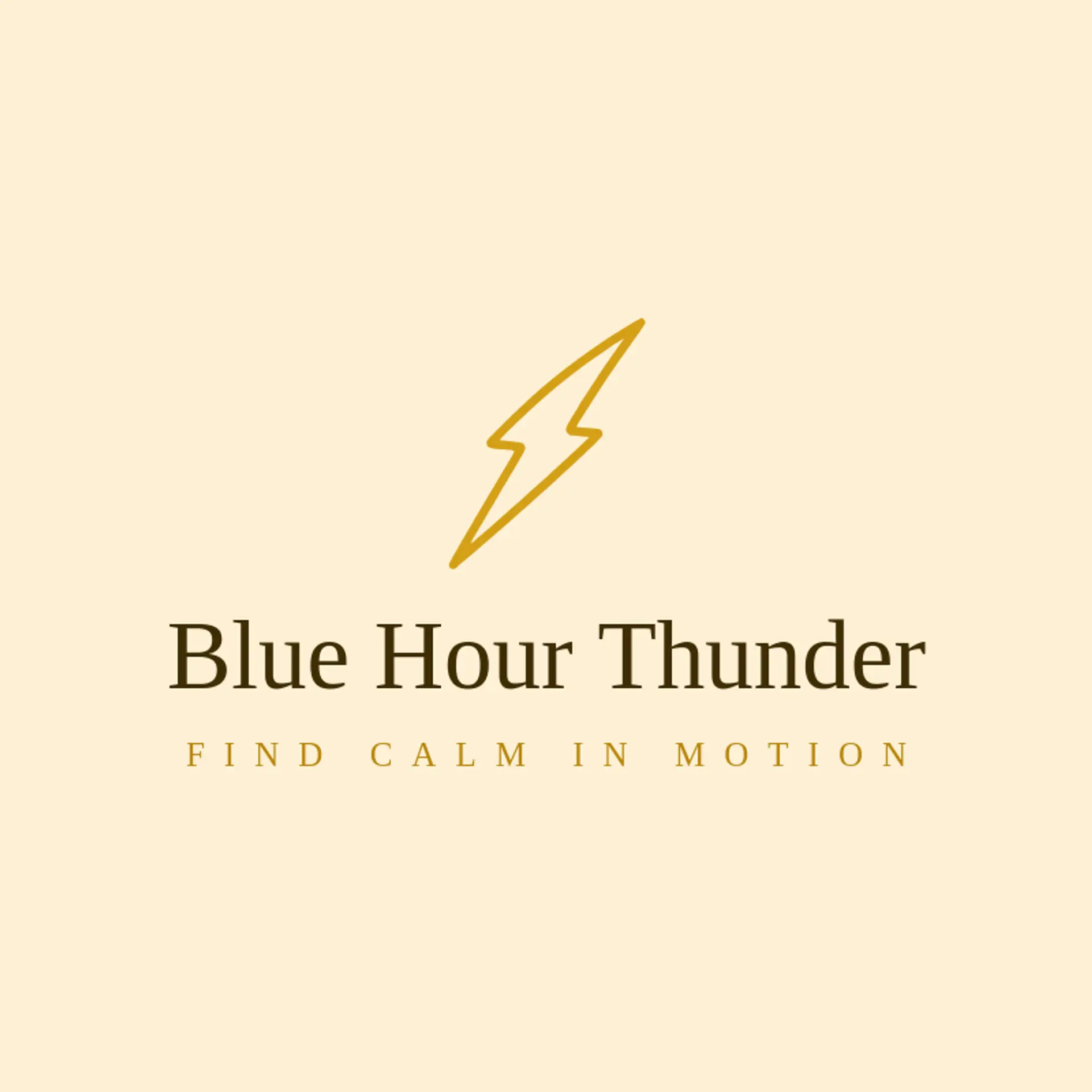Blue Hour Thunder logo for thunder
