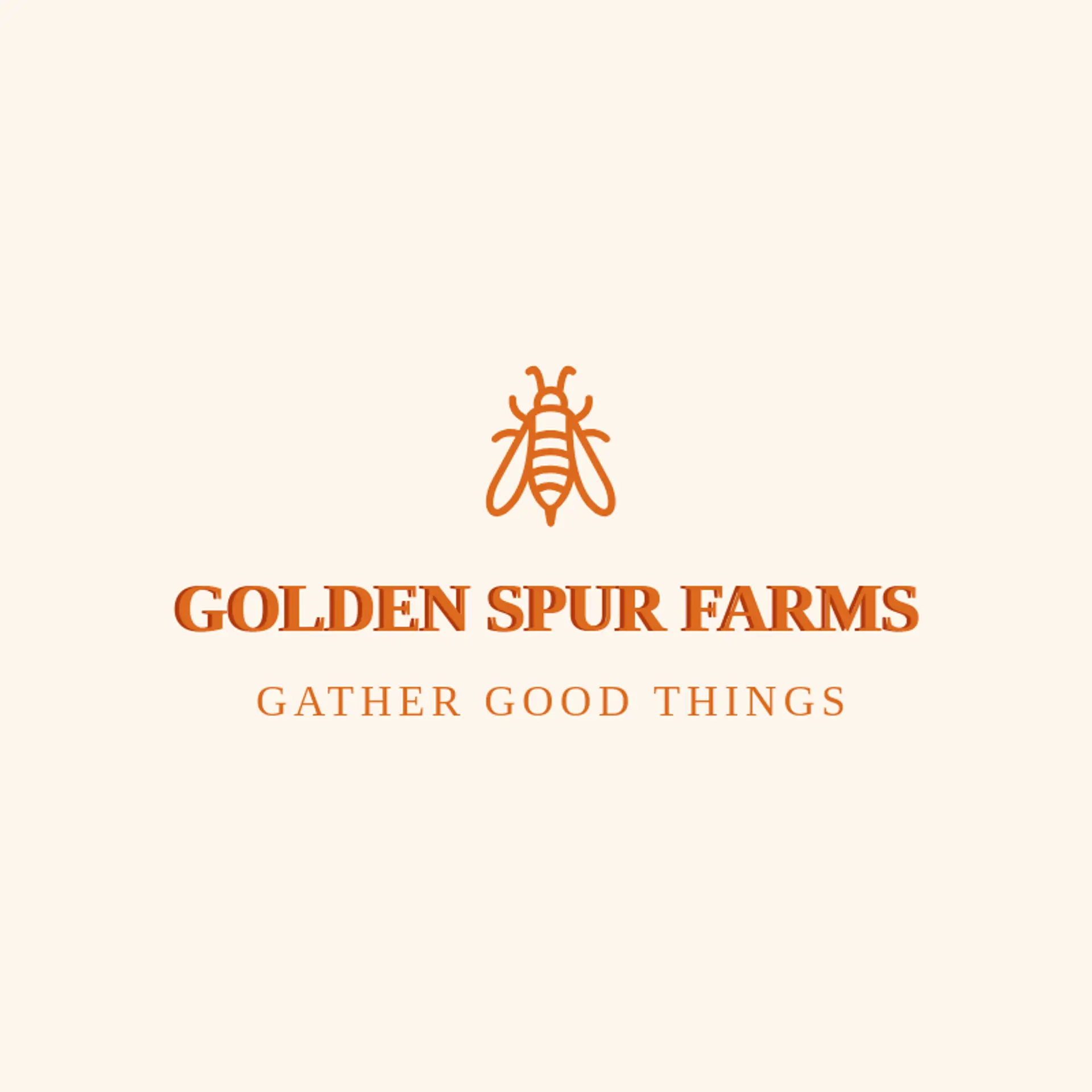 Golden Spur Farms logo for sting