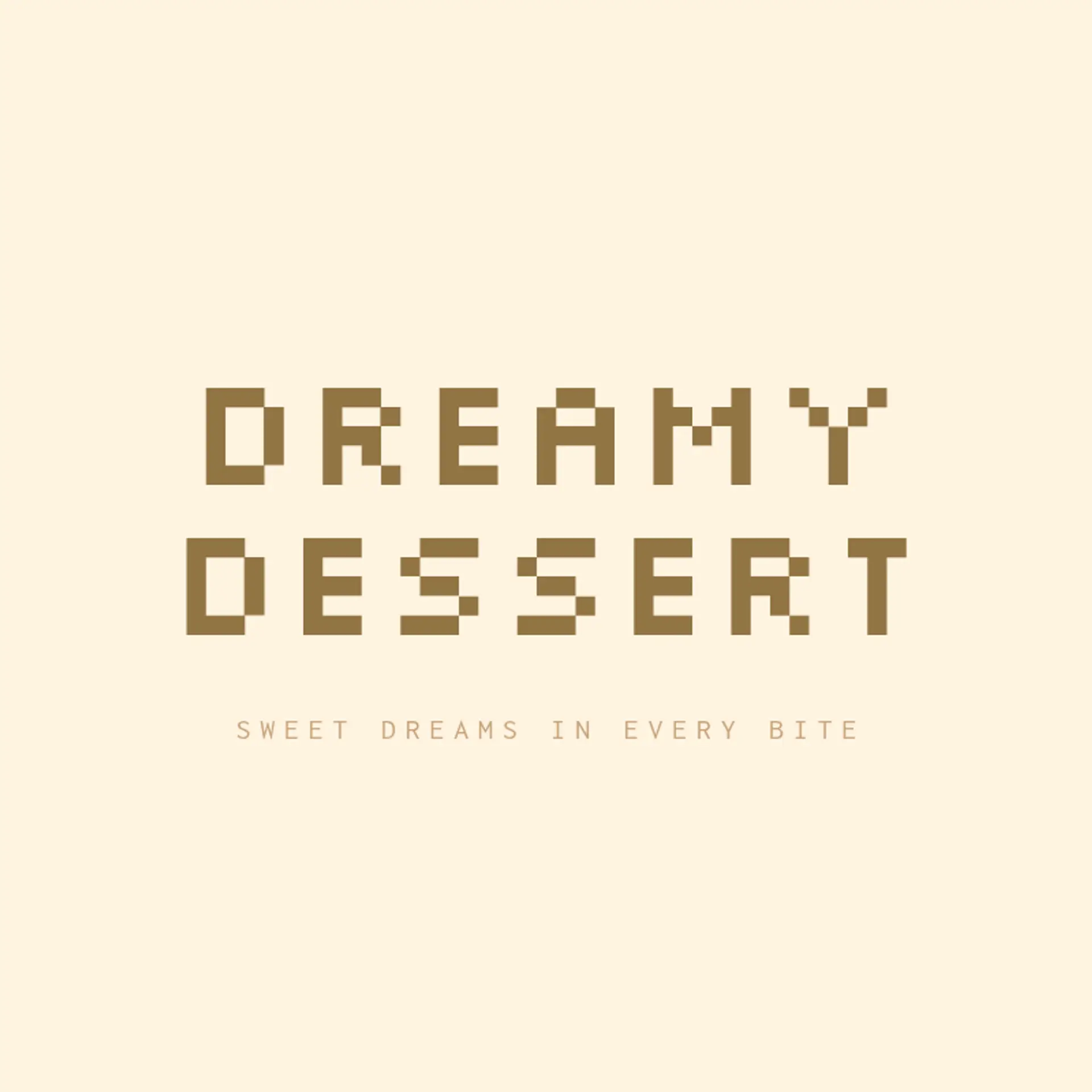 Dreamy Dessert logo for cake