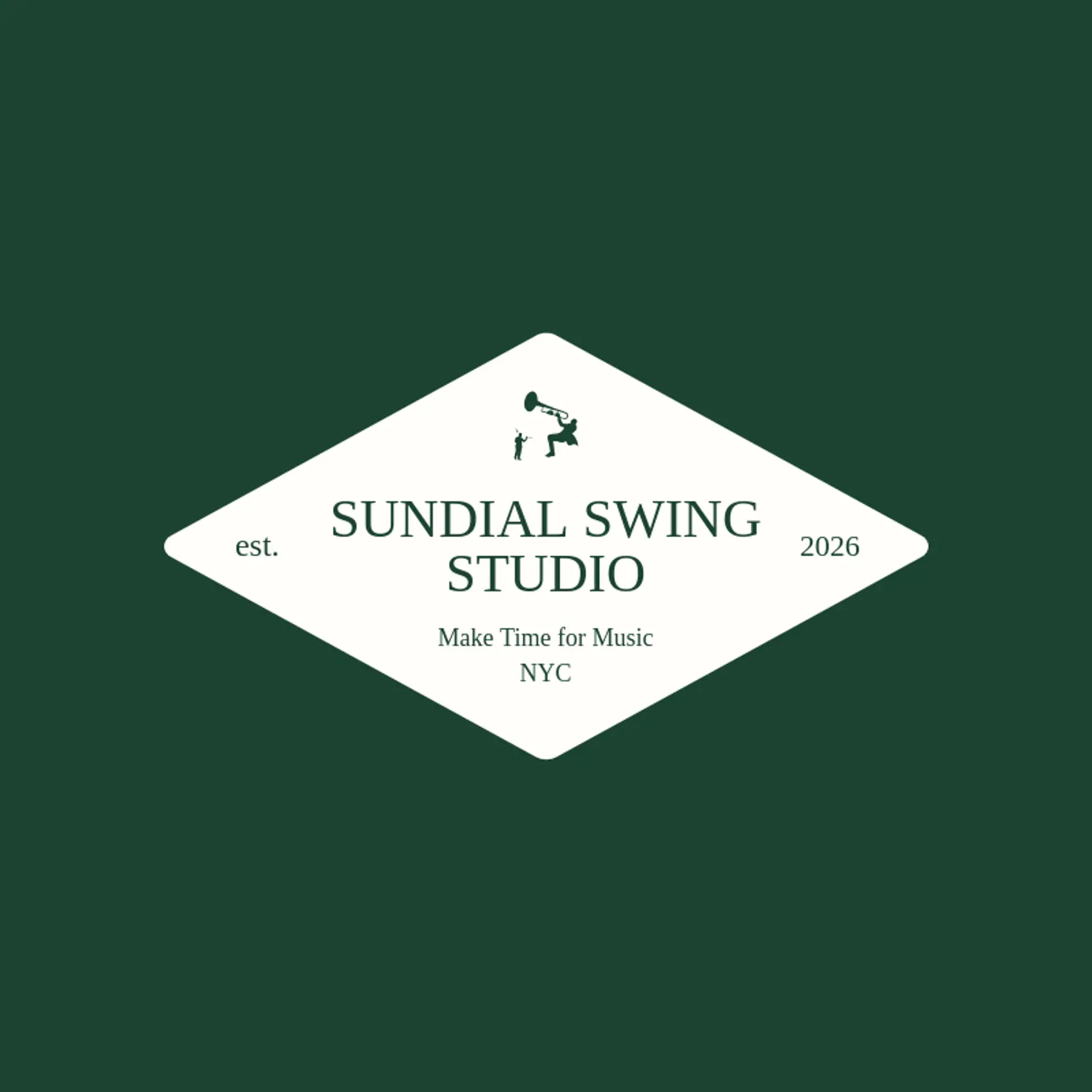 Sundial Swing Studio logo for jazz