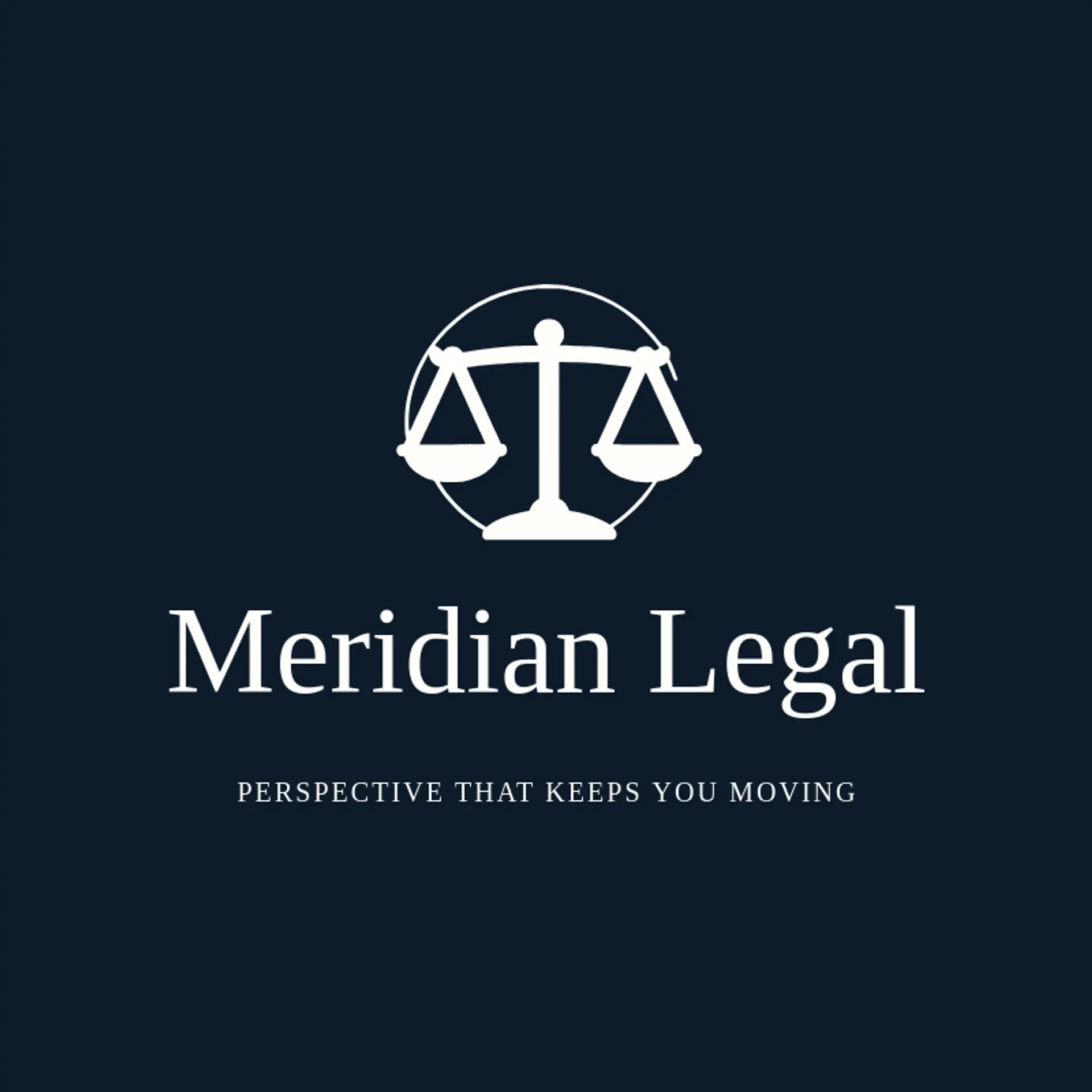 Meridian Legal logo for legal