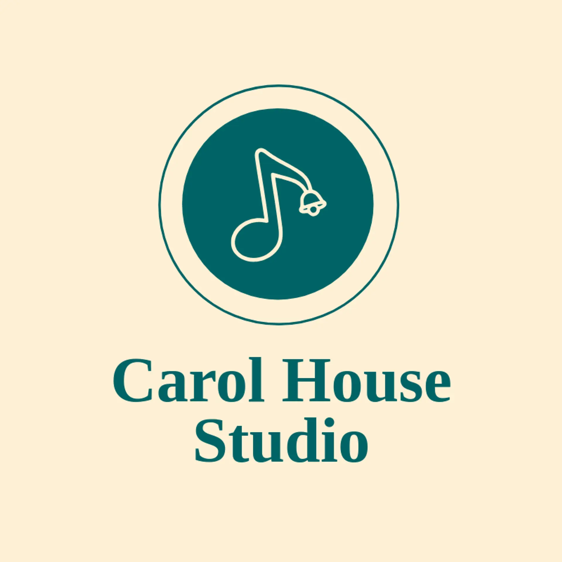 Carol House Studio logo for holiday